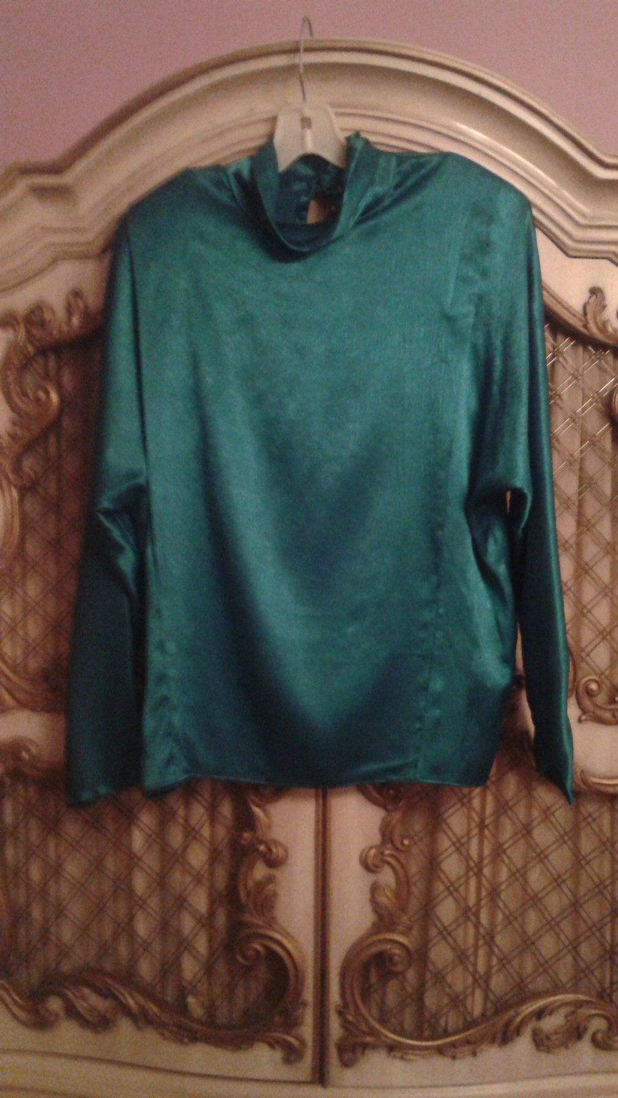 Campus Casuals of California Green Blouse SZ M