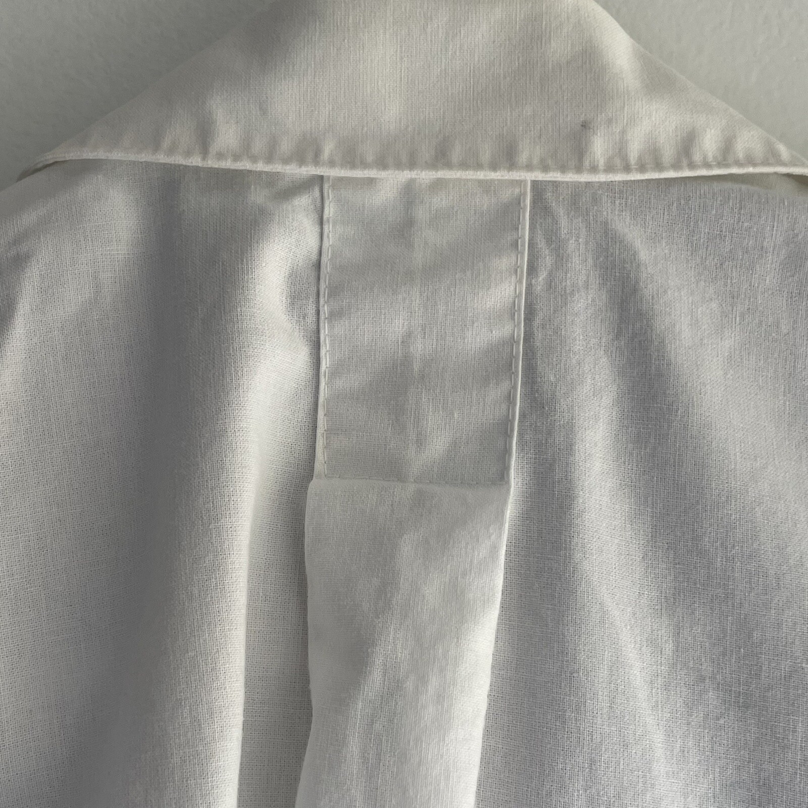 Vtg Gotcha Covered White Western Blouse Medium Embroidered Pony & Chief Warrior