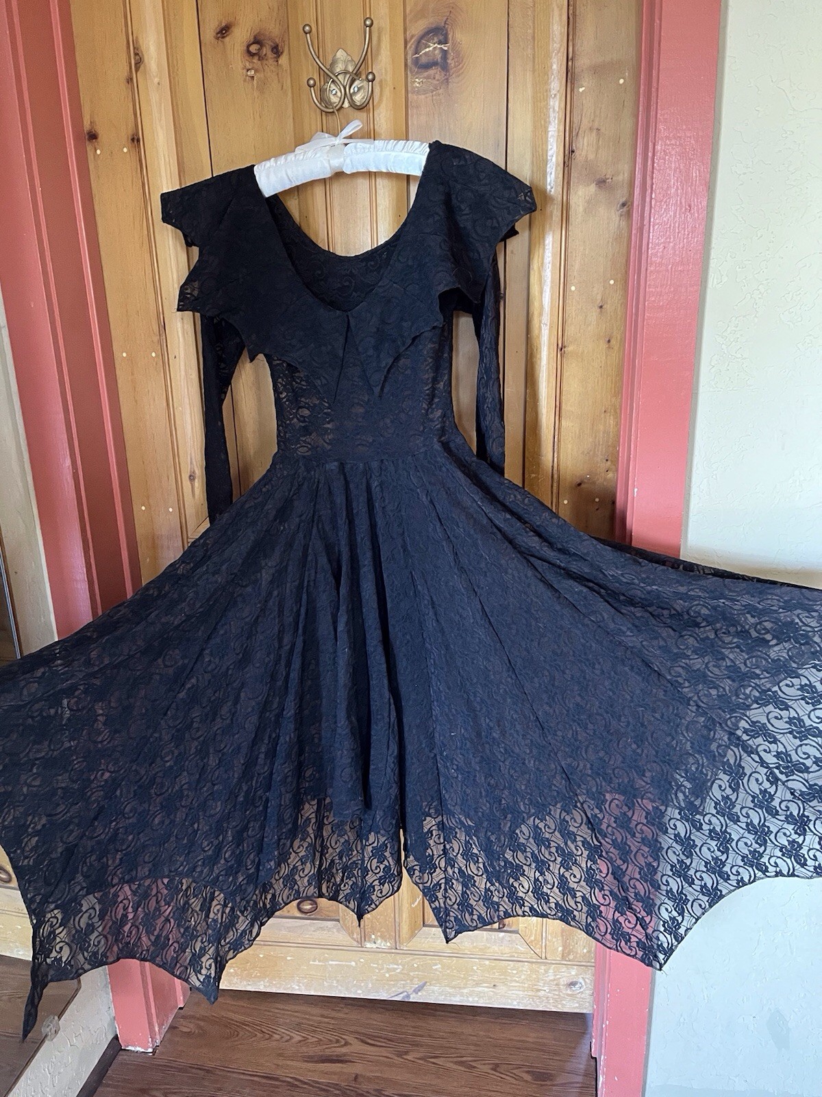 Vintage Stretch Lace Dress