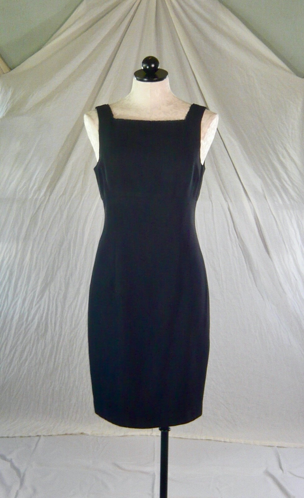BaRgAiN BiN : NANETTE LEPORE vintage 80s 90s LITTLE BLACK DRESS curvy cocktail 8