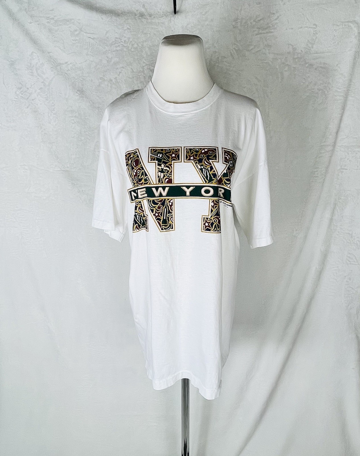 Vintage 90s NYC NY New York City Sz XL Single Stitch 1995 T Shirt Graphic Tee