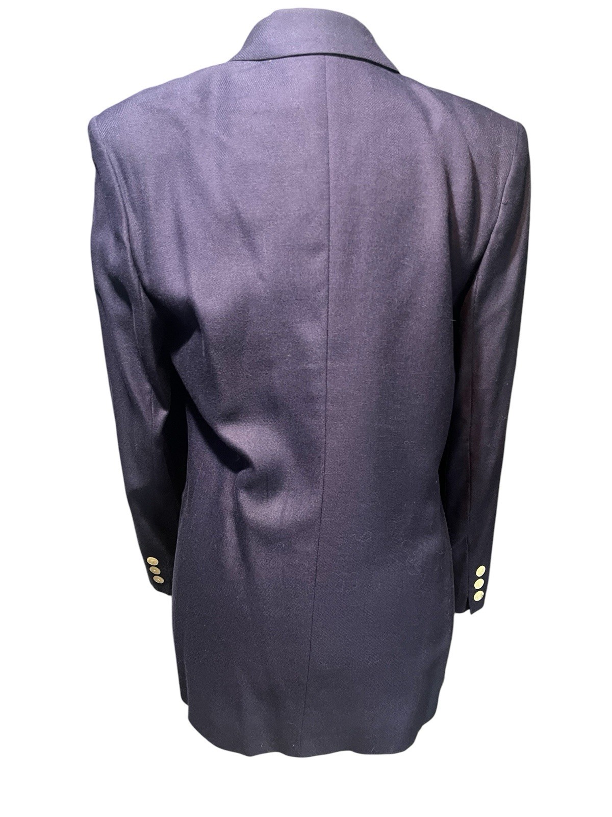 Vintage 1980s Saville Navy Double Breasted Blazer Size 8 Old Money Nautical