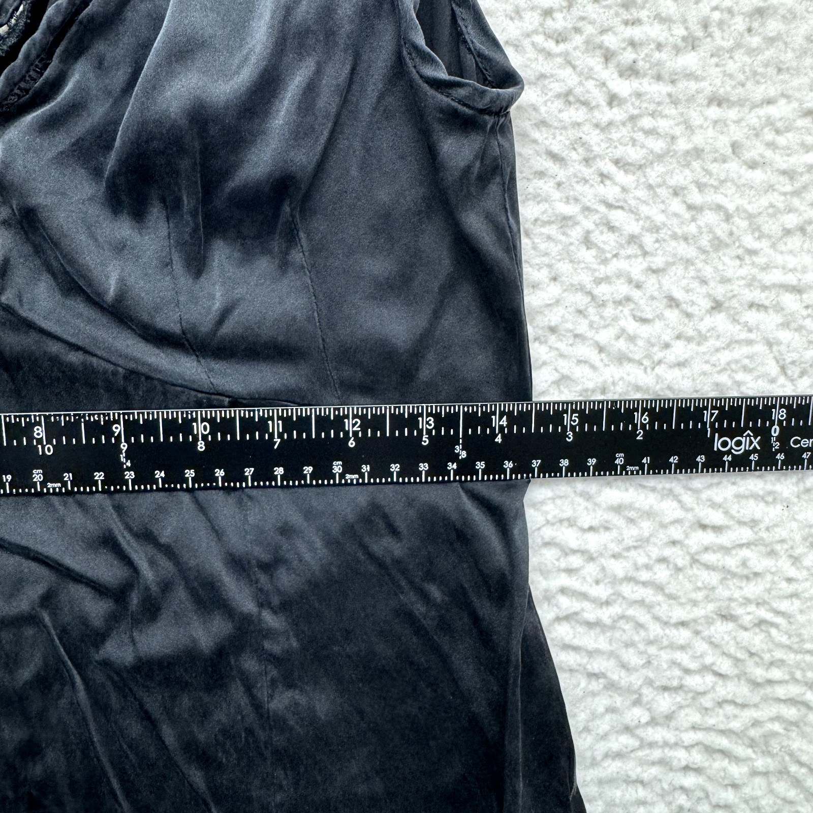 Y2K Vintage Nanettte Lepore Silk Top Small Medium Black Fairy Grunge Whimsigoth