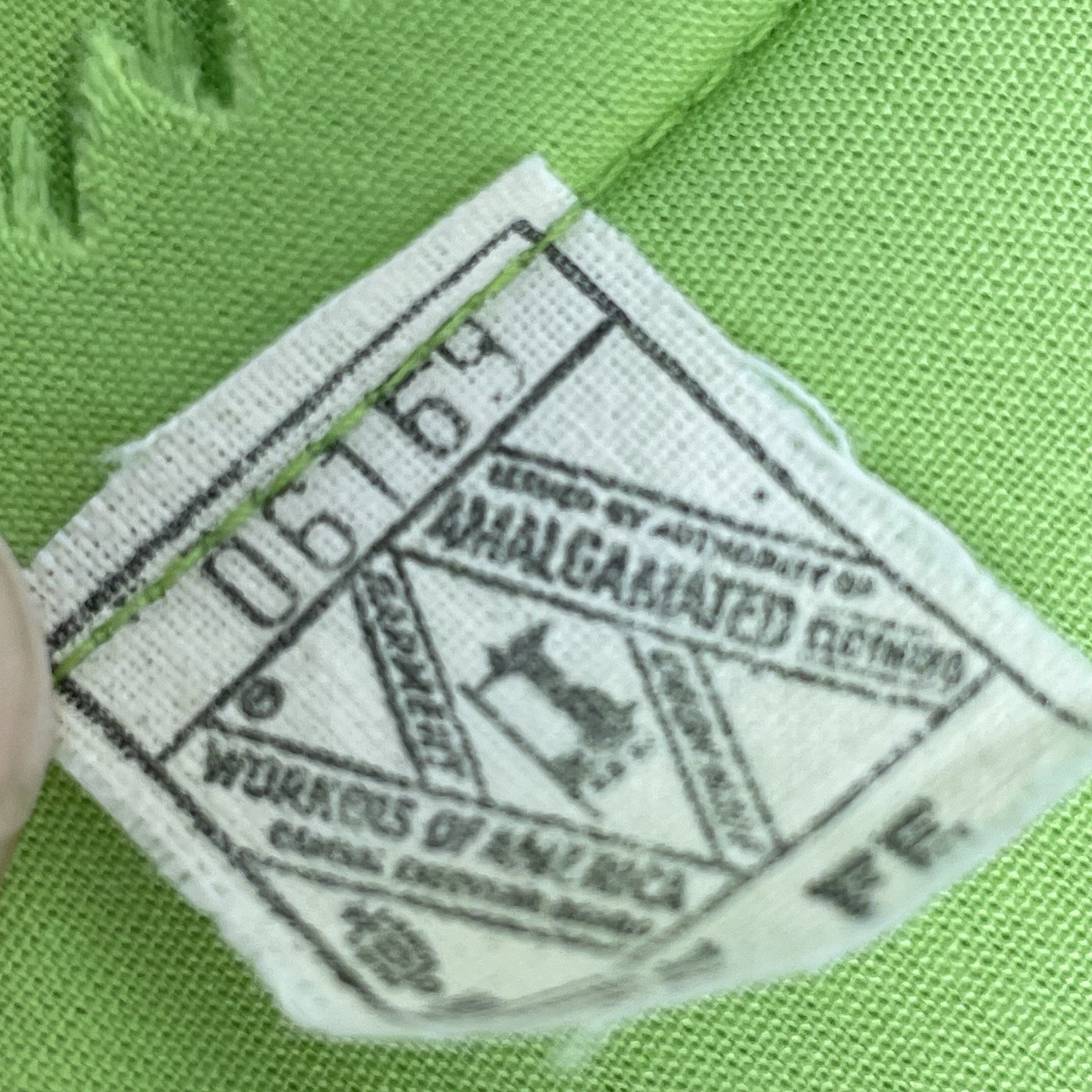 Vintage Alfred Shaheen Master Printer Lime Green Greek Key Shift Dress S