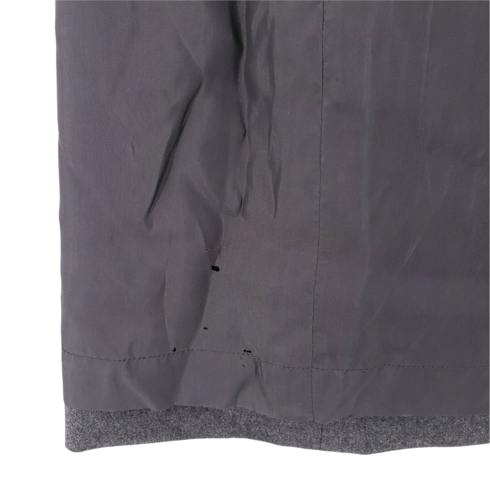 GIVENCHY NOUVELLE BOUTIQUE Vintage Faux Wrap Gray Skirt Size S/M