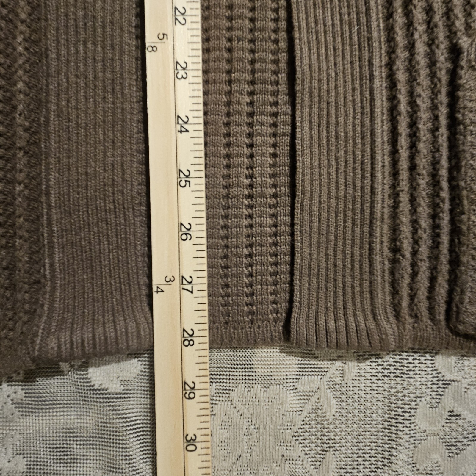 Fisherman Vtg 70s Brown Sweater Vest 10 Long Cottagecore Dark Academia Lagenlook