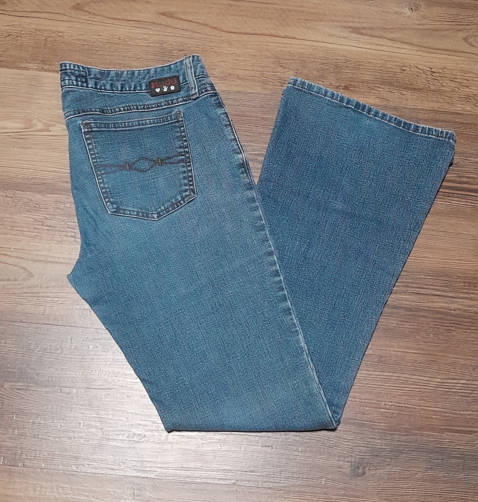 Mudd Yo! Flare Leg Y2K Vintage Jeans. Womens Size 11. P152