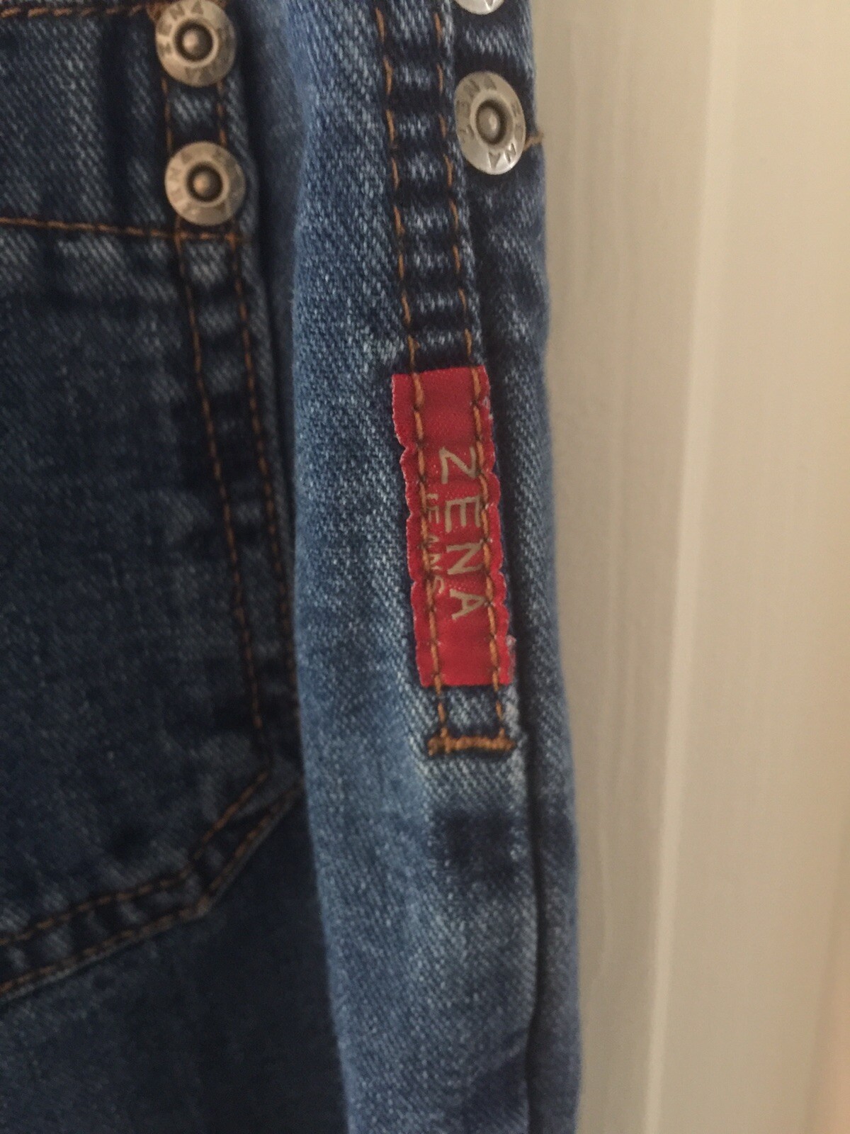 Zena Jeans RN15863 Two Button Waistband-Slight Boot Cut