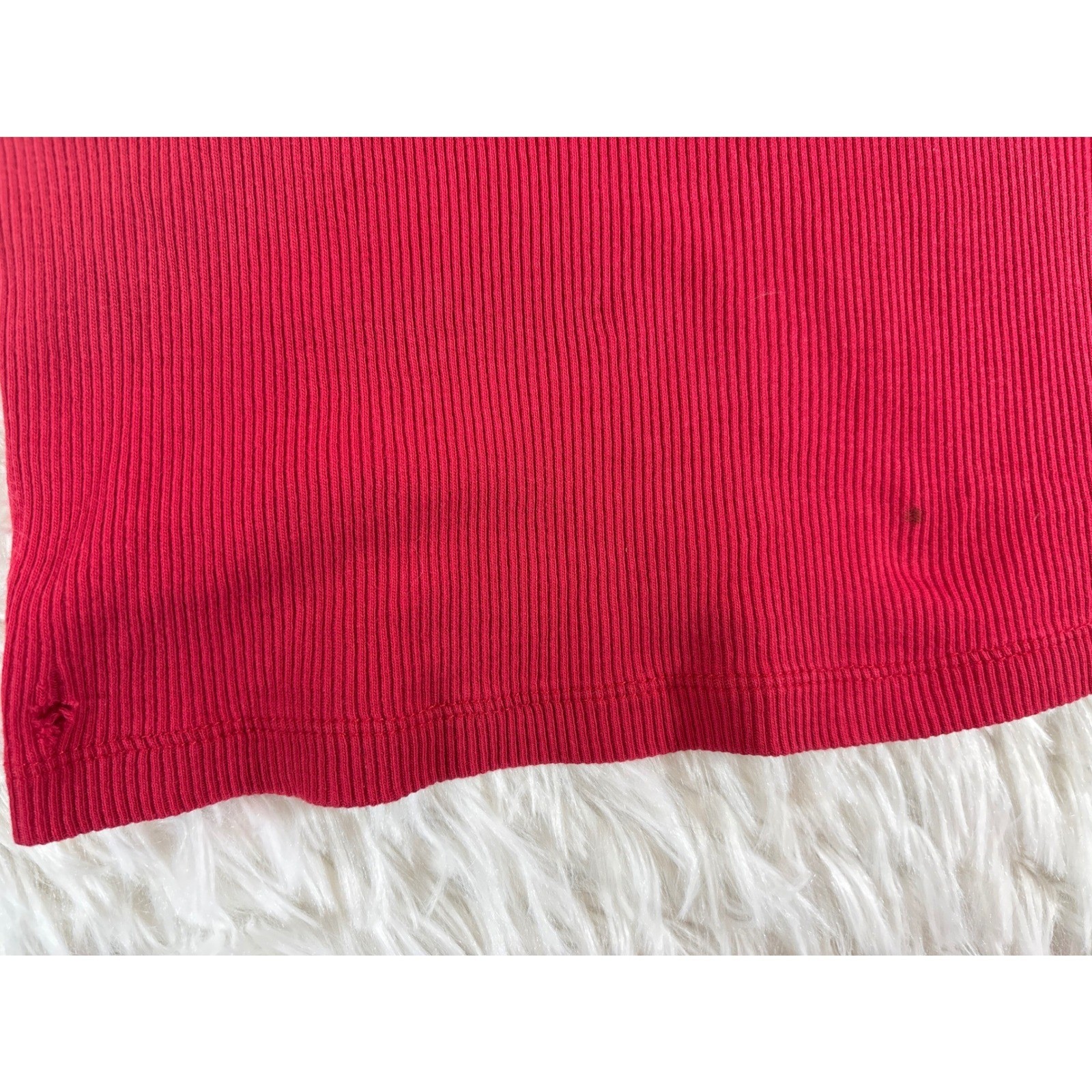 Vintage Harley-Davidson Sturgis Ribbed Tank Top Red RK Stratman Y2K Large