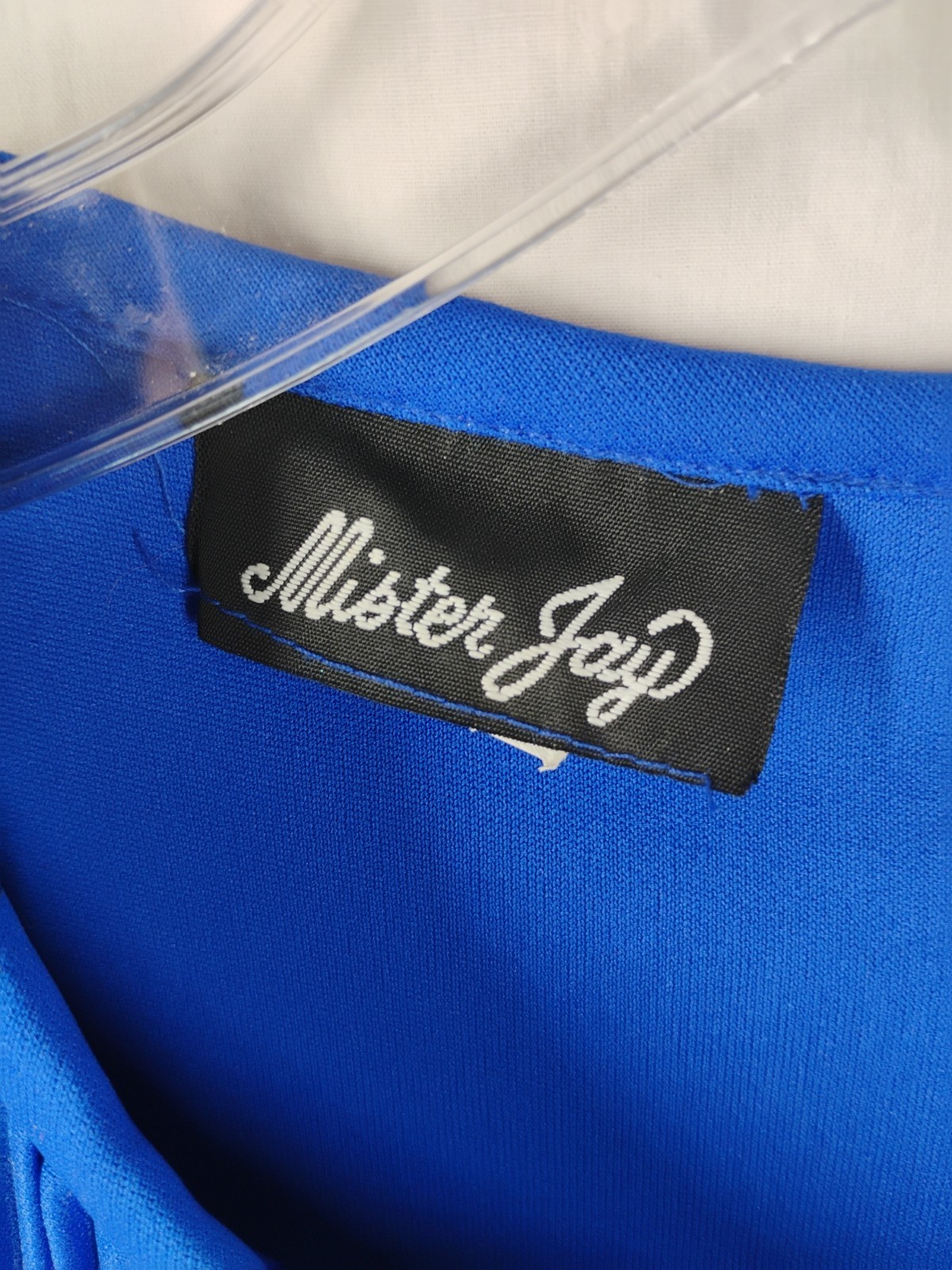 Vintage 80s Mister Jay Women’s MEDIUM Blue Dress Long