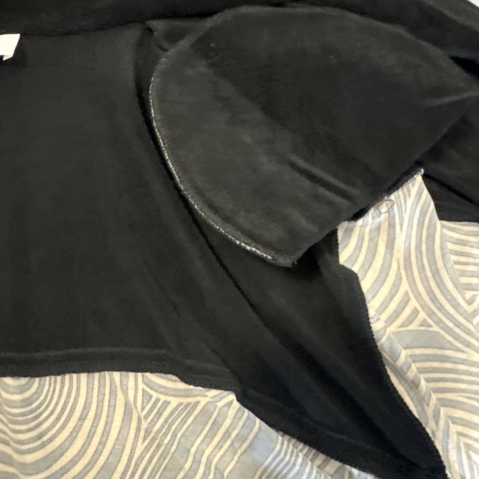 VTG 80s KOKOMO Open Knit TUNIC jacket sequin Geometric Brown Black Womens 1X USA