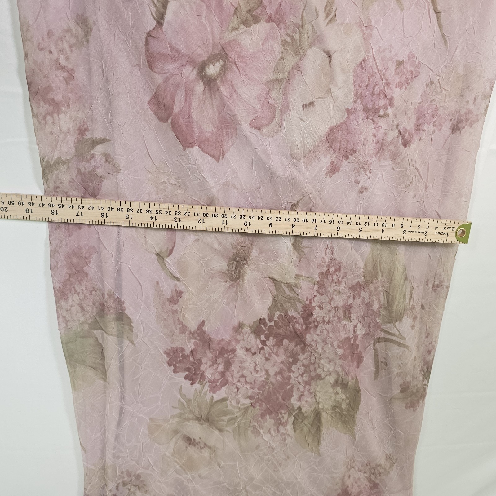 VTG 90s Y2K Fairy Floral Dress R&M Richards Pale Pink Chiffon Appx Sz L Coquette
