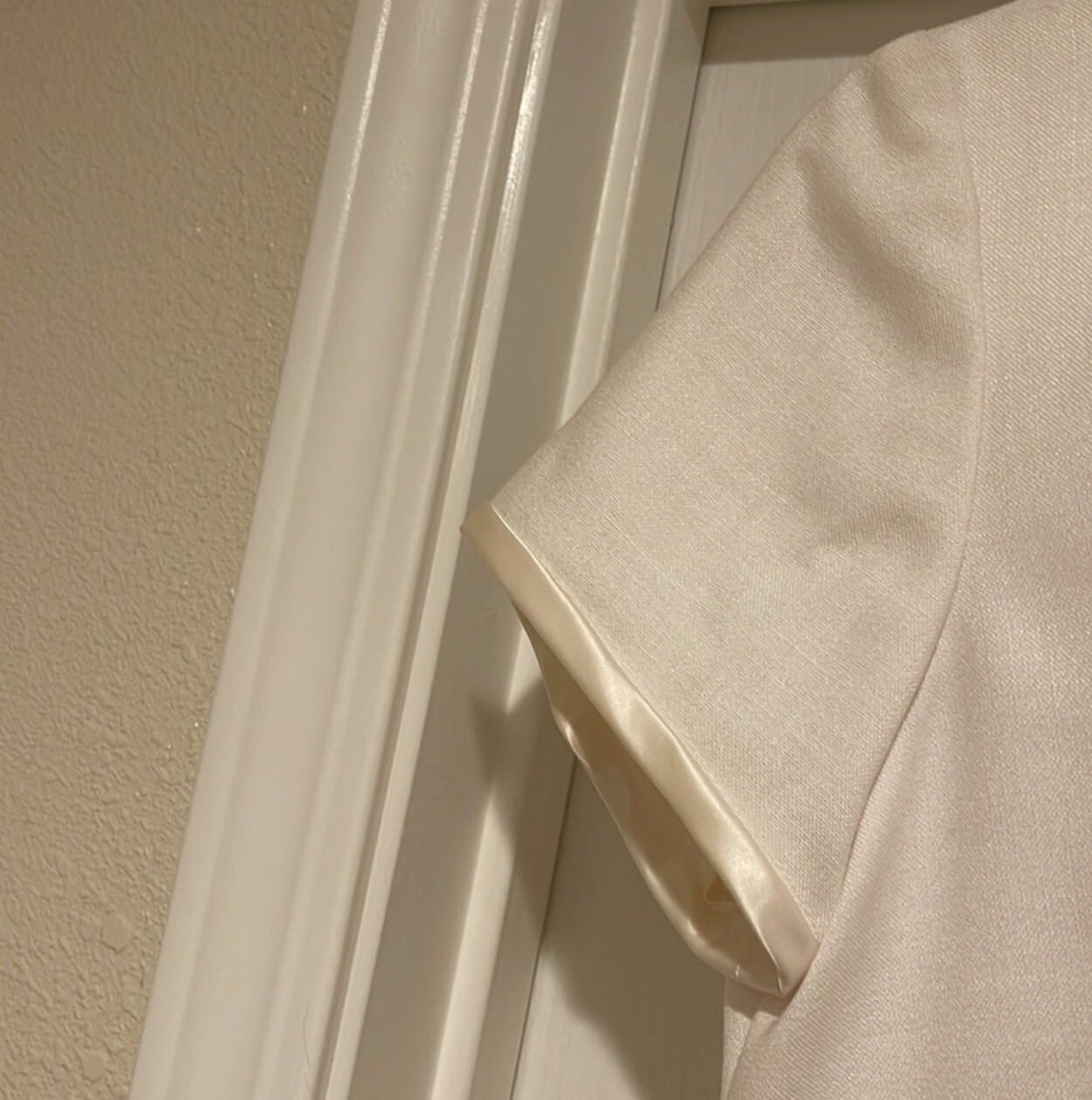 1960s Emma Domb Ivory Dress Size 13 Little Dirty