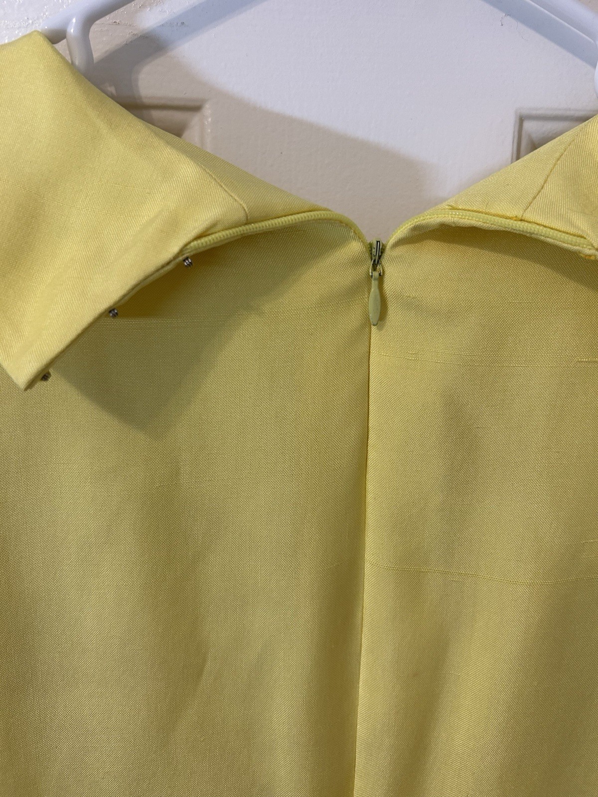 VINTAGE 1980’S TRAVILLA MARILYN MONROE DESIGNER YELLOW CLASSIC DRESS SZ 10