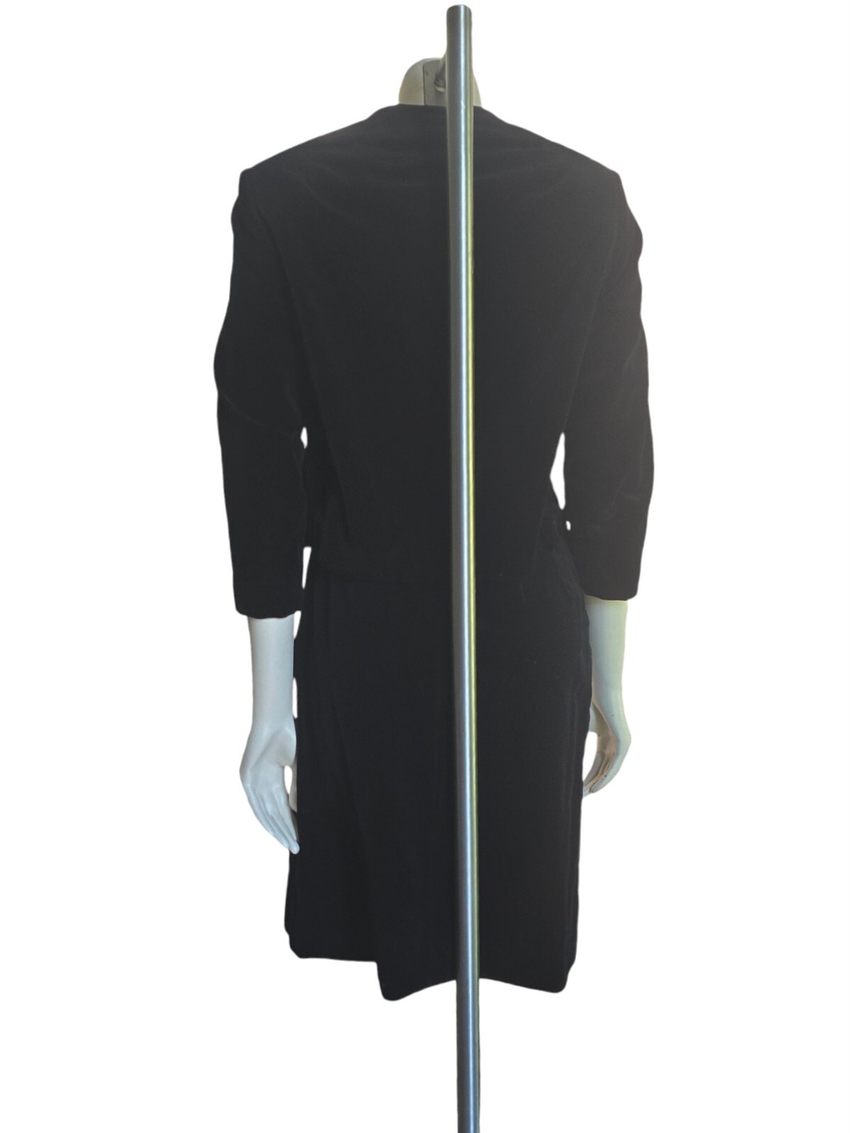 vintage 50s 60s black velvet skirt suit Country Clothes Handmacher 12