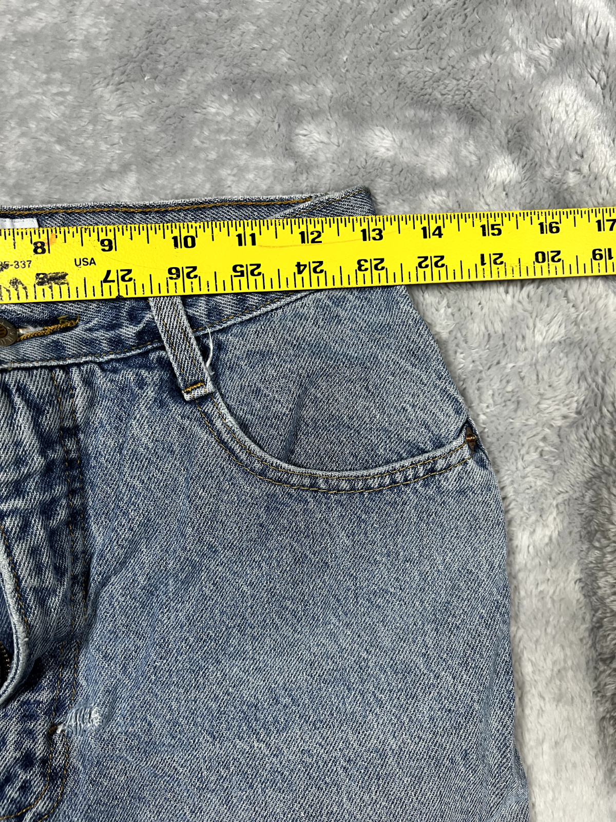 VTG NUOVO County Seat Acid Wash 100% Cotton Denim Women Size 9/10 High Waist