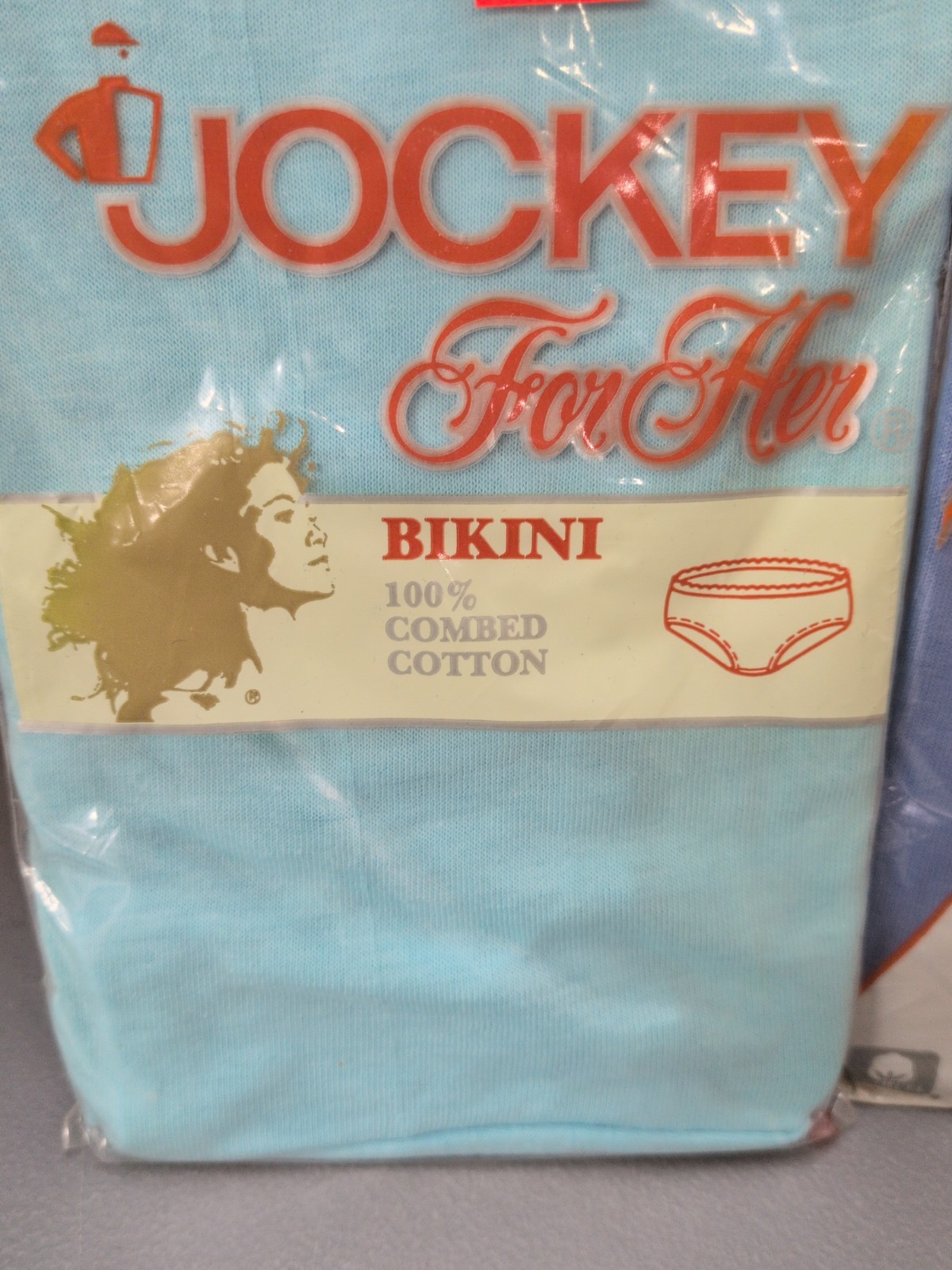 Jockey For Her Vintage Bikini Size 4 100% Cotton (2) Count Mixed Colors