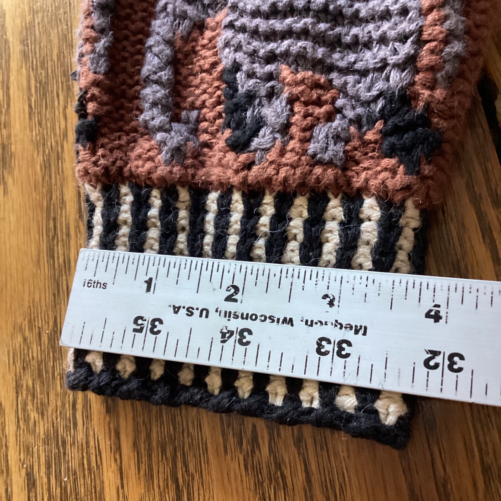 Vintage Mariea Kim Cardigan Sweater Safari Handknit Animals Giraffe Elephants