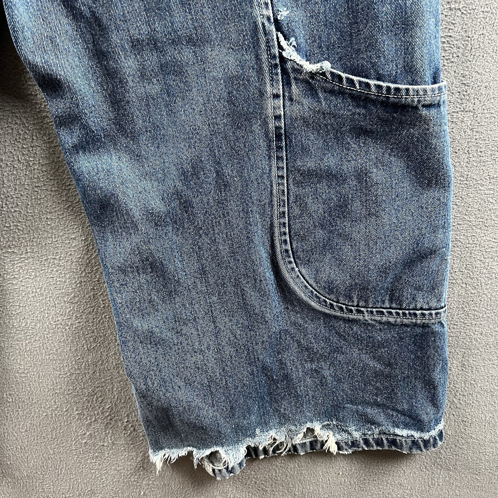 Vintage Auraze Jeans Women’s Size 5 Wide Leg Denim 90s Y2K Rave JNCO Beau Baker