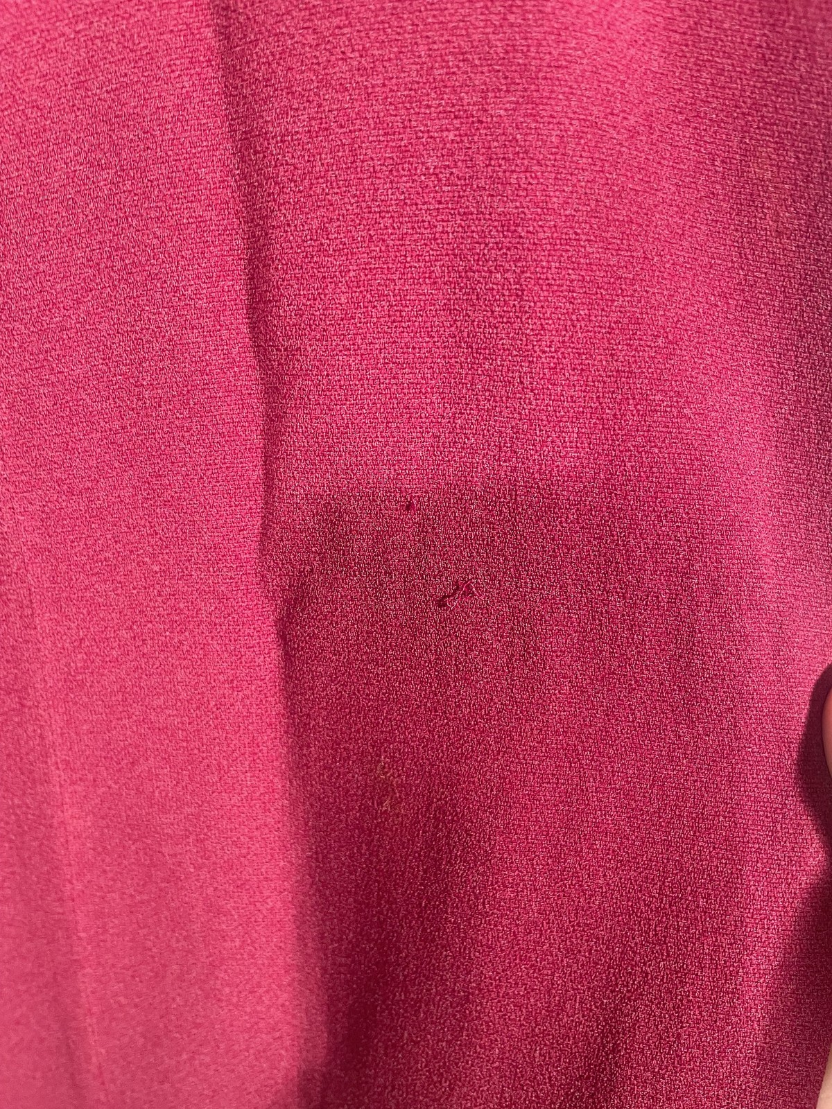 Vintage 1940’s Burgundy Rayon Crepe Dress Size S/M