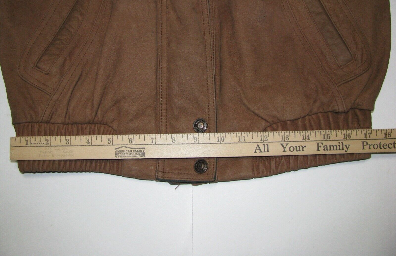 Women’s Vtg Wilsons Adventure Bound Brown Leather Jacket-ZipOut Lining 1980s M