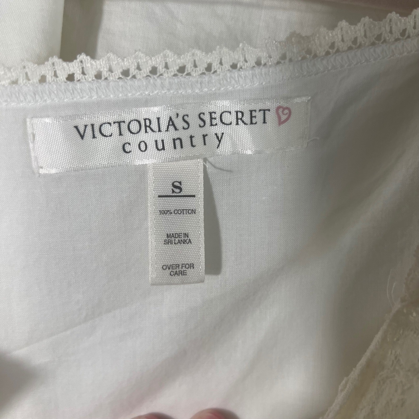 Vintage Victoria’s Secret Country Romantic Prairie RobeNightgown Maxi XS/S Flaw