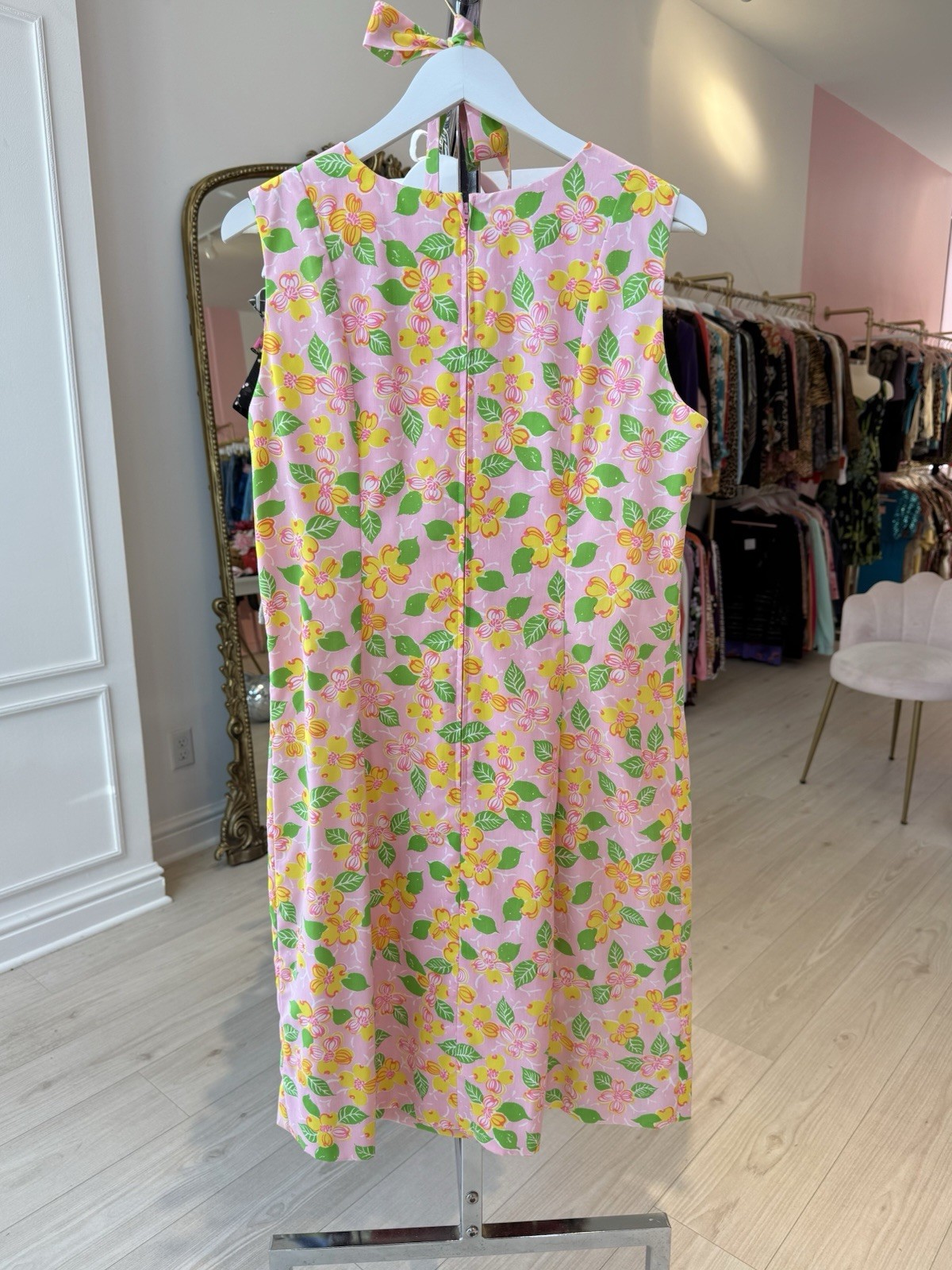 Vintage The Lilly Pulitzer Dress 38 Inch Waist 60s/70s Magnolia Pink Zuzek Plus