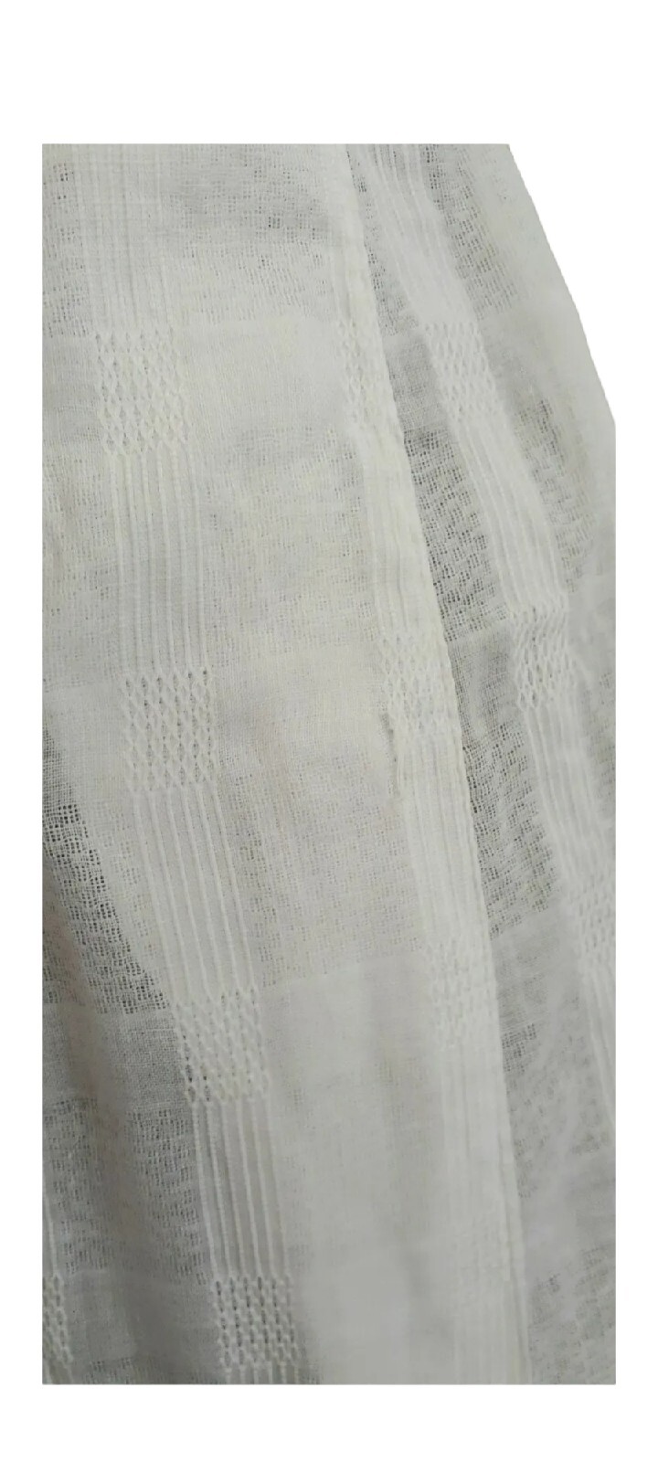 Antique Edwardian Wht Cotton Batiste Lawn Skirt Middy Blouse 2pc Gibson Girl