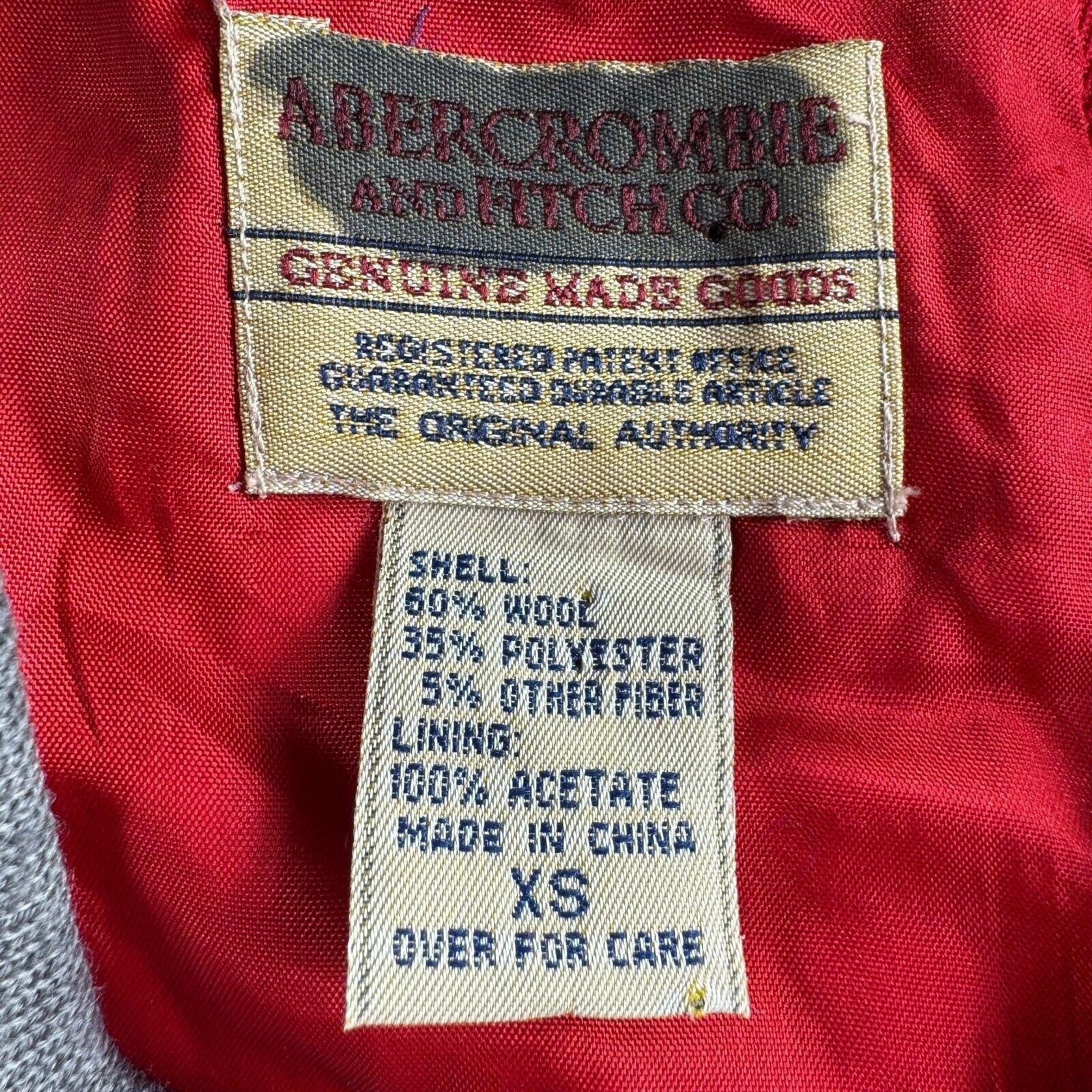 Vintage Abercrombie & Fitch Shirt Dress Women XS 90s Mod GoGo Preppy Minimalist