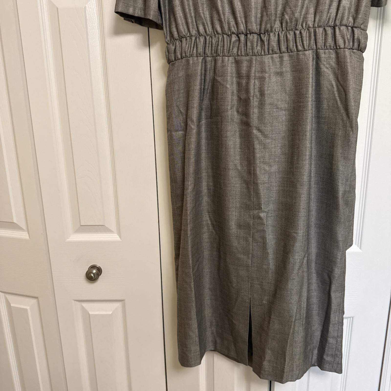 VTG~Louis Feraud~Germany Made~Viscose/Silk Wrap Lined Dress size 44EUR/12US