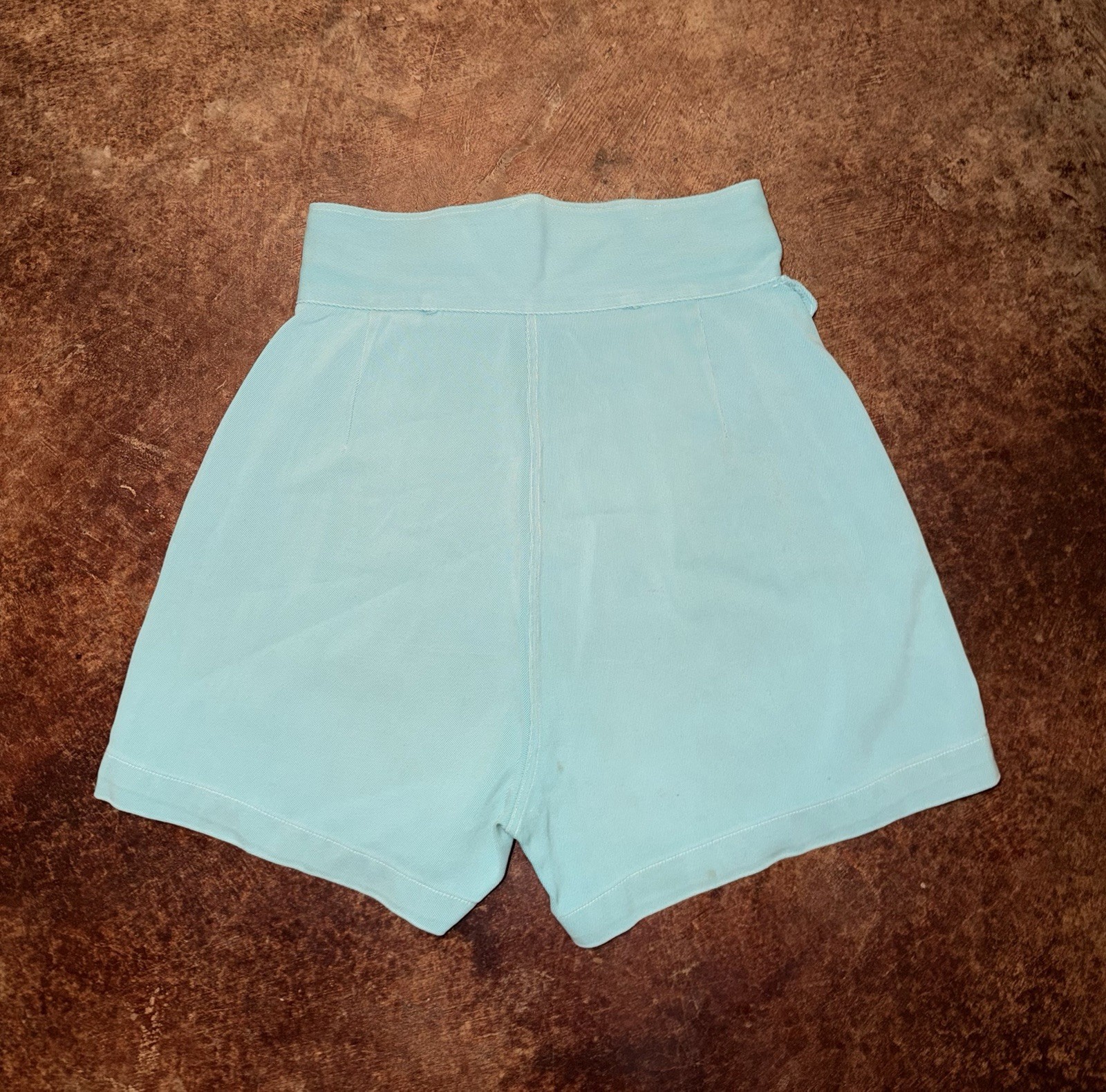 Vintage 40’s 50’s Whitman Gabardine Button Front/Flap Twill Sailor/Play Shorts