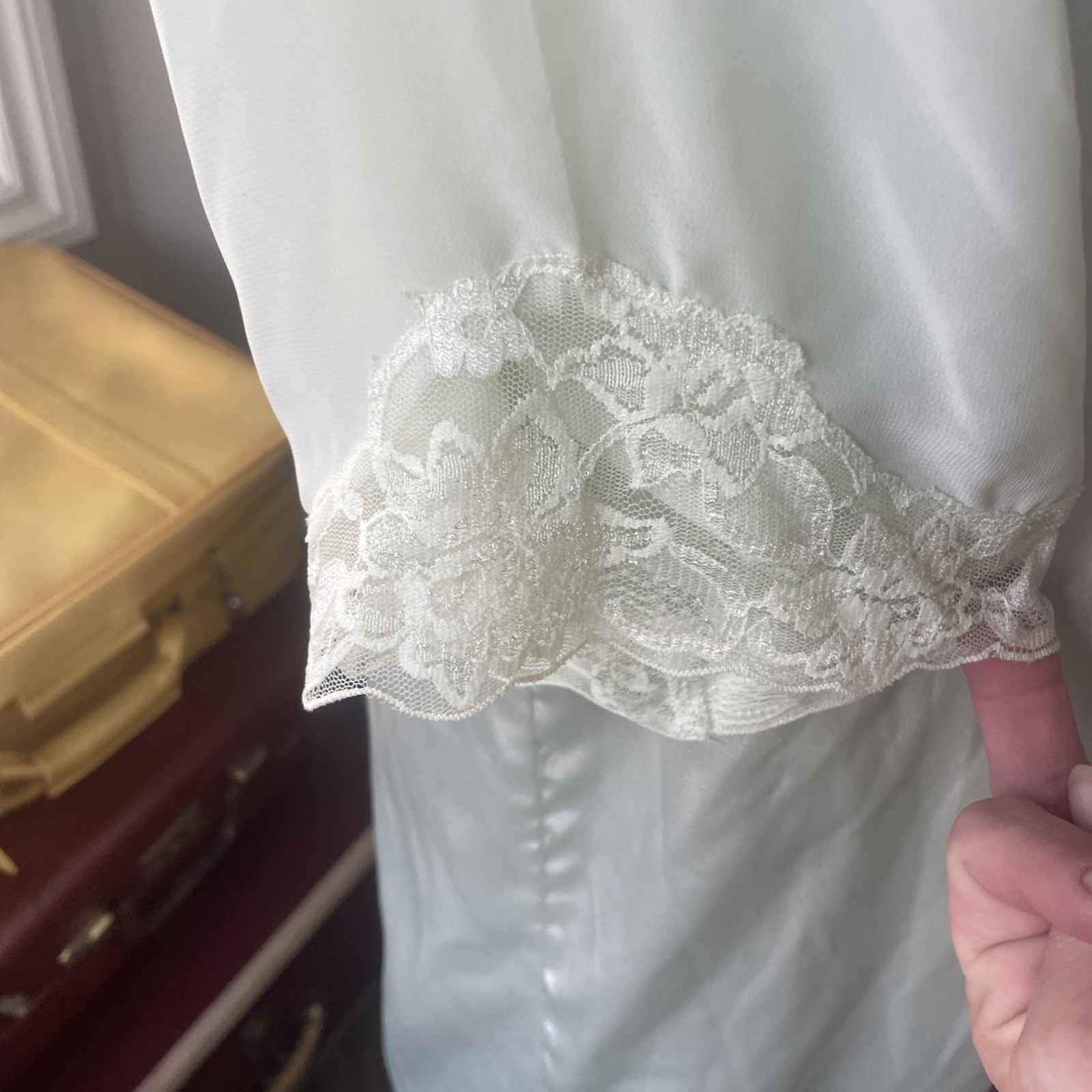 Nine & Company 2 Piece Small Vintage Lingerie Gown And Robe Nightgown