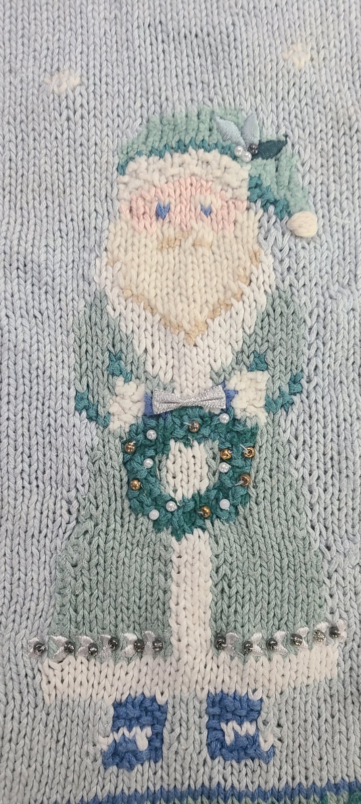 Vintage 1996 Marisa Christina Santa Claus Belsnickle Christmas Sweater Vest XL