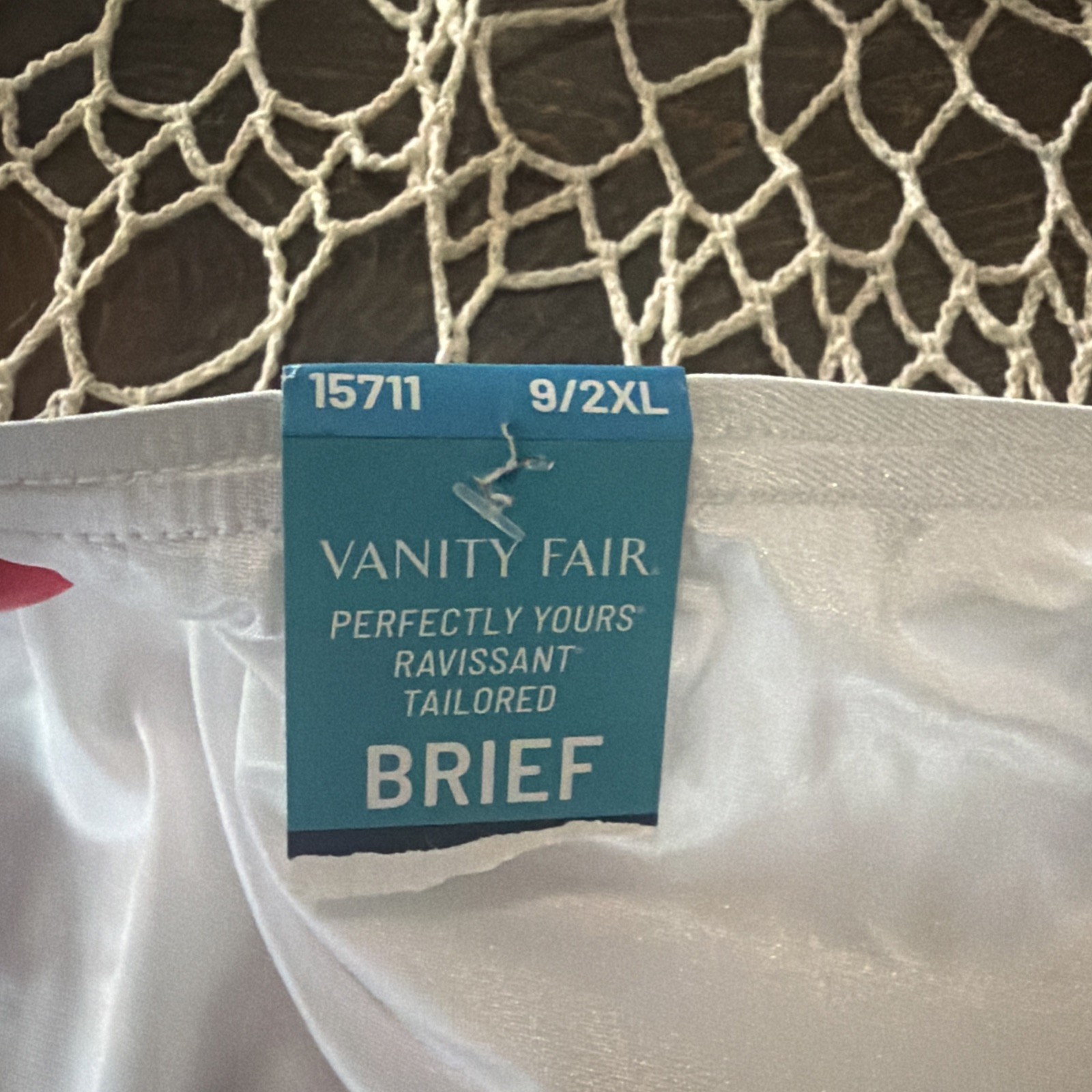 Vintage Vanity Fair Perfectly Yours Nylon Brief Panty Sz 9 2XL Ravissant 15711