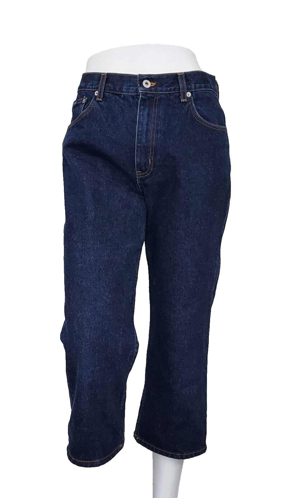 Vintage 90s Limited Express Blues High Rise Capri Flare Jeans 9/10 Dark Wash