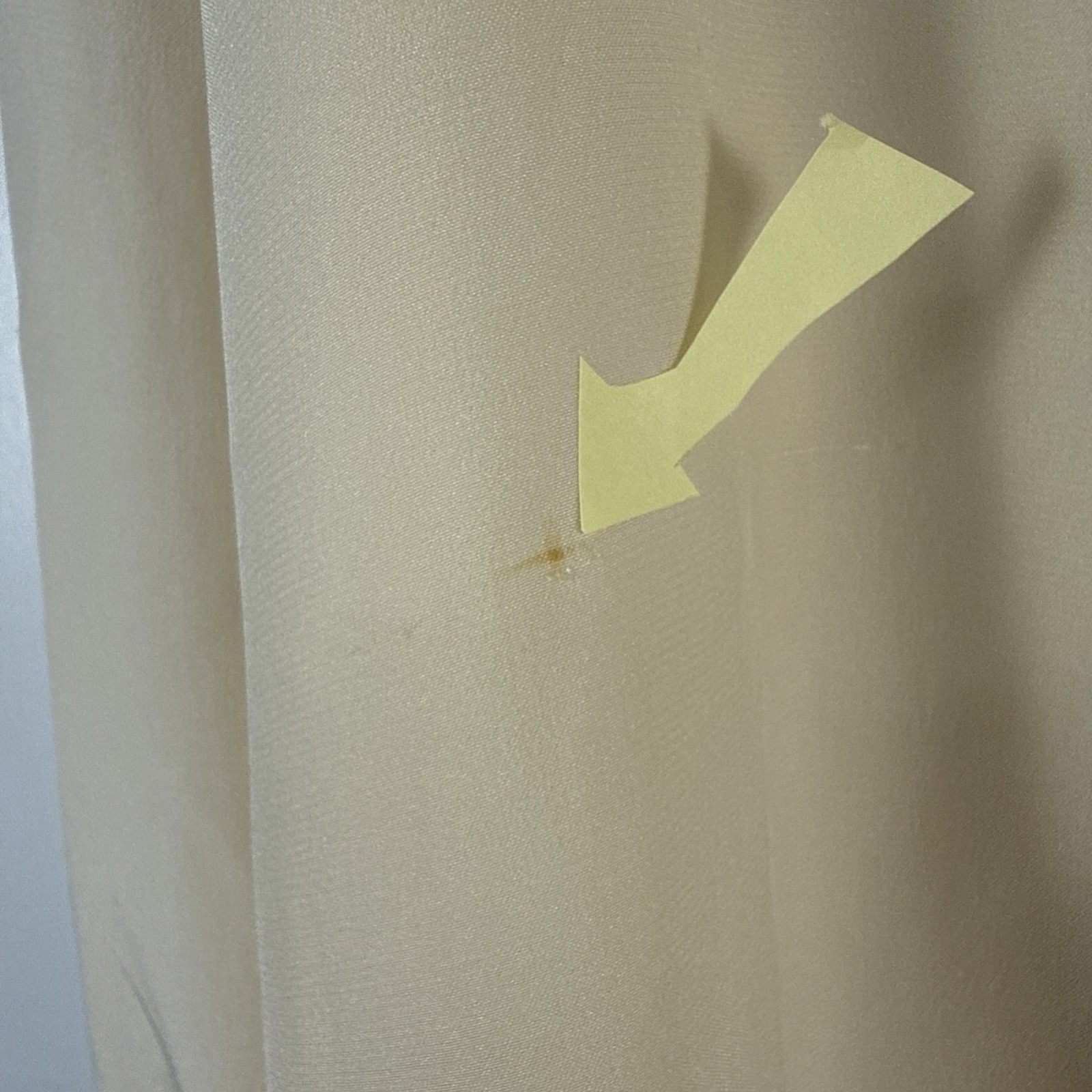 Vtg 100% Silk Blouse 8 Cream Pleats Faux Wrap Shoulder Pads Dynasty Old Money