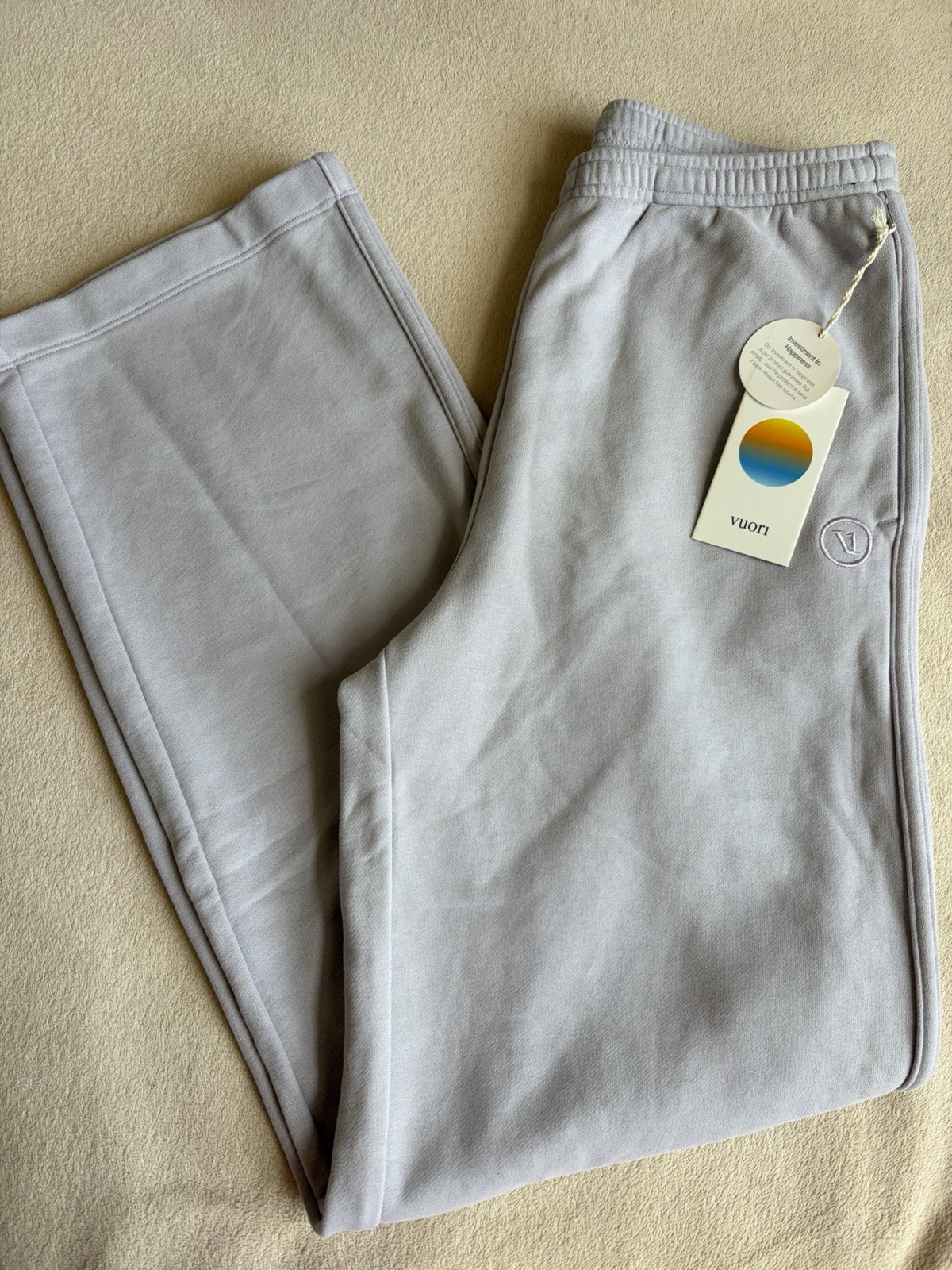 Vuori Sedona Straight Leg Sweatpant Lavender Ice Size Small