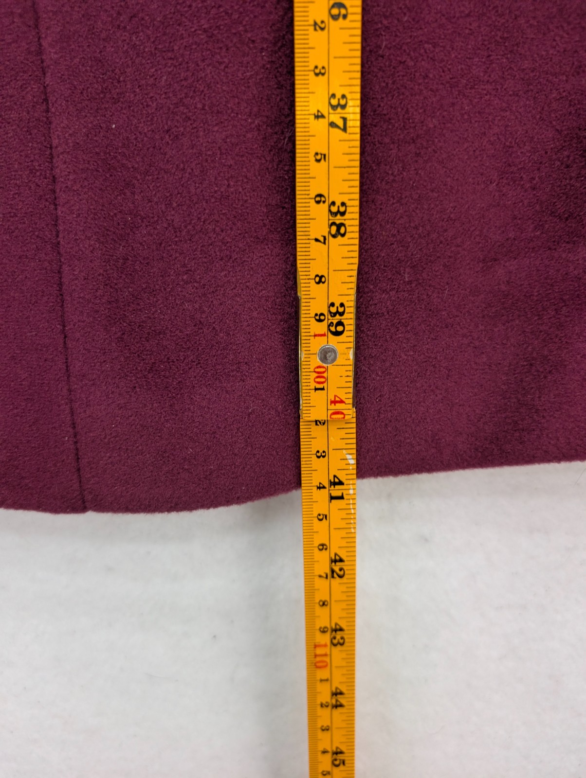Bromleigh Vintage Women’s Coat Purple Fleece Overcoat 40″ Chest