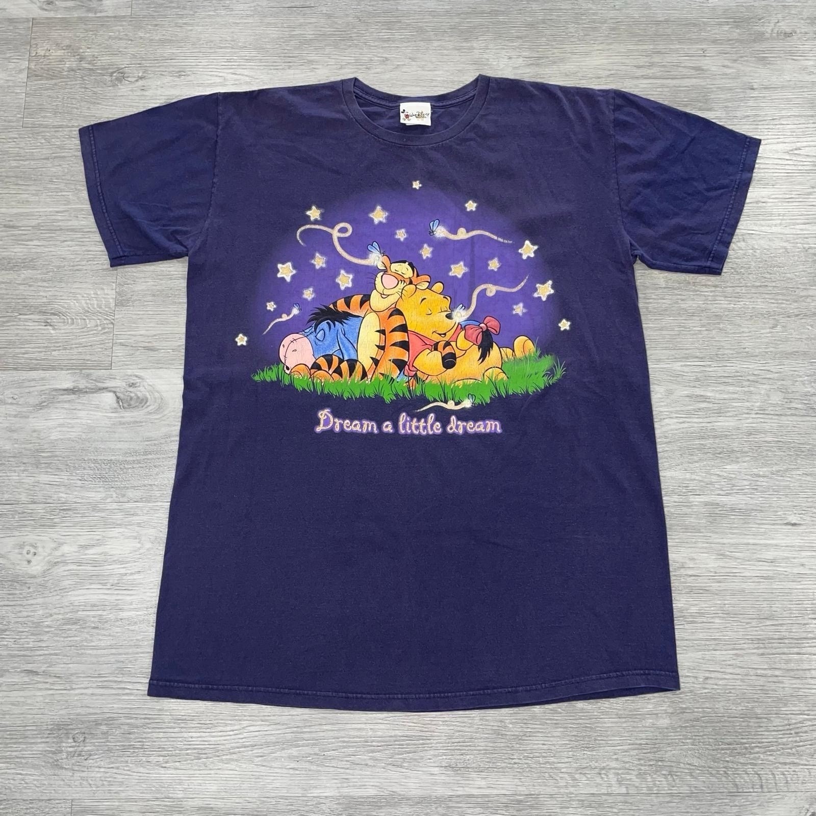 Vtg Disney Store Winnie The Pooh T-Shirt Women’s One Size Dream A Little Dream