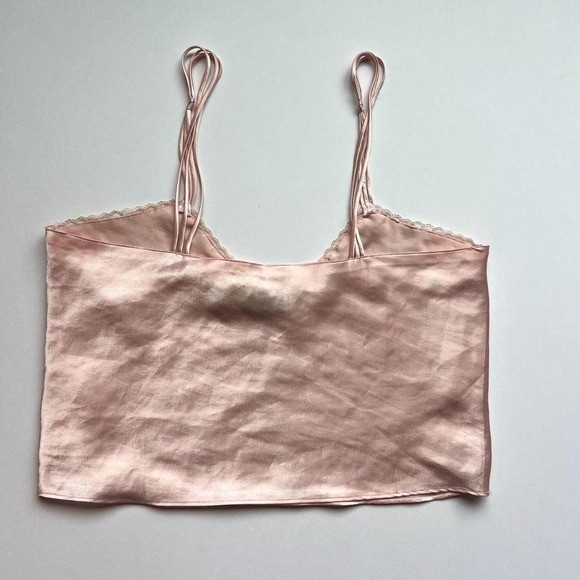 Vintage Victoria’s Secret Gold Label 1991 Pink Lace Top