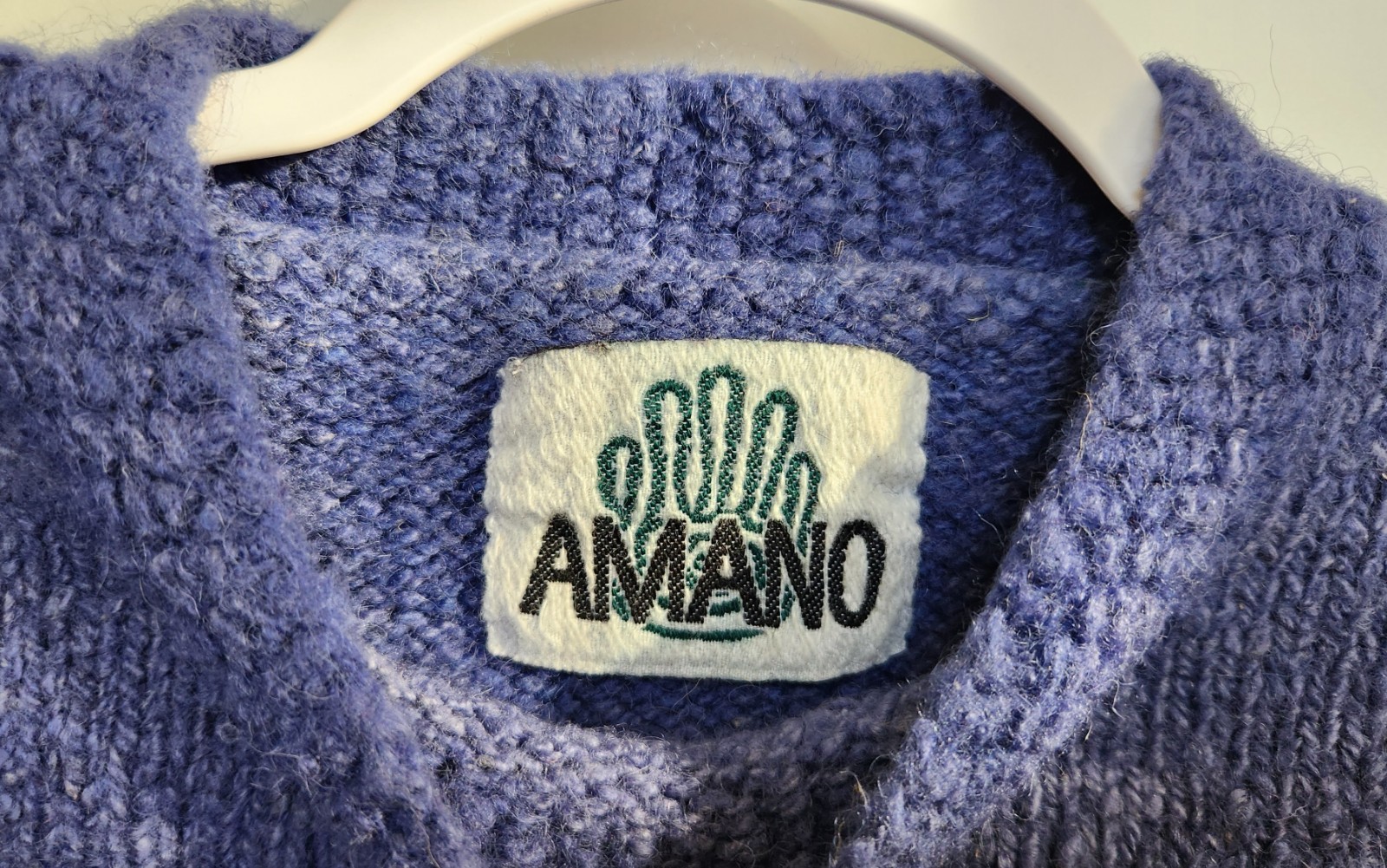 Vintage – Amano – Sunflower Pullover Sweater – 100% Wool – Size S-M