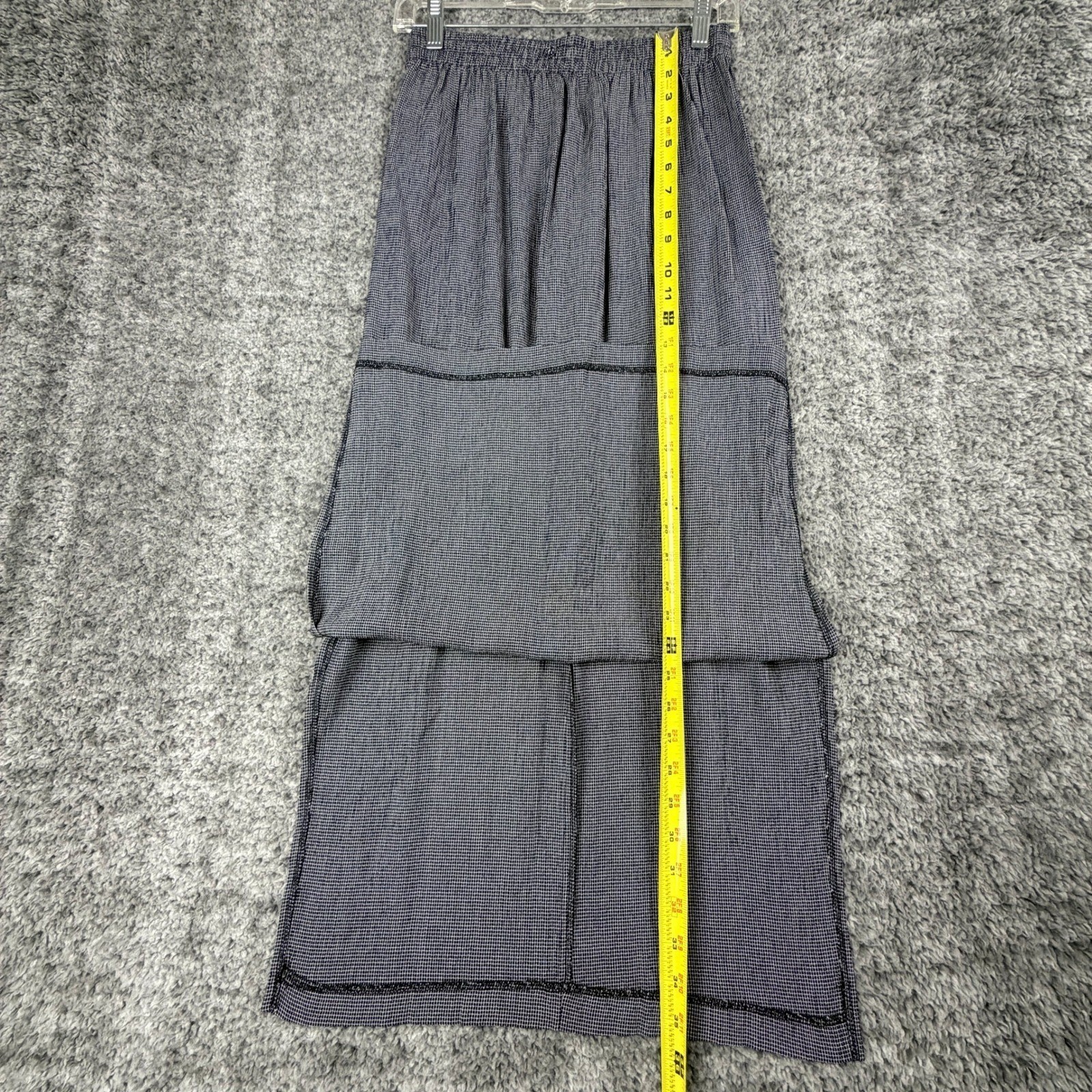 NEW Vtg Casual Corner & Co Women’s Medium 2 Piece Skirt Top Set Black White USA