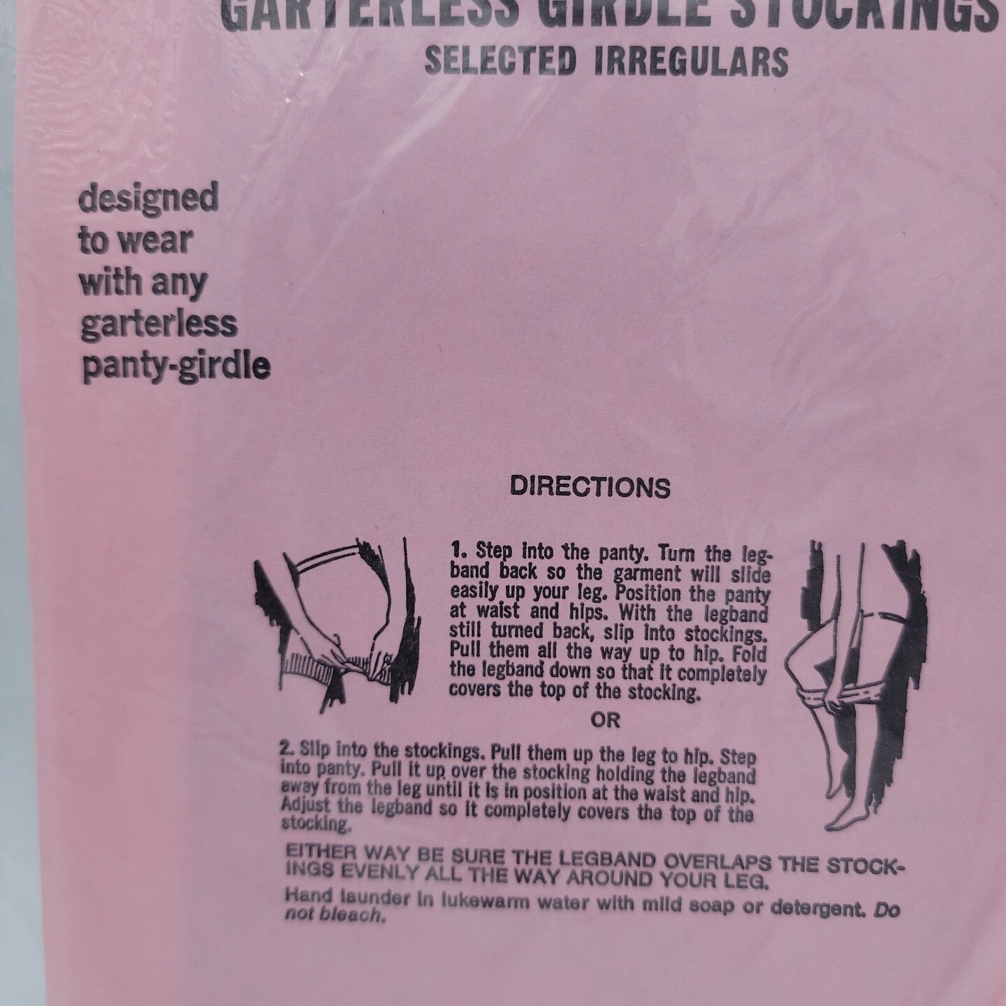 🌟MATCHLESS – GARTERLESS GIRDLE STOCKINGS – Taupe – Size Medium 8.5 – 9.5🌟RARE