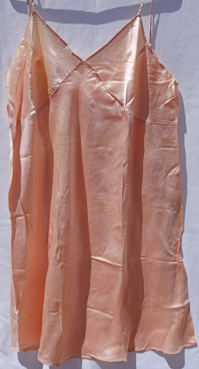 Celanese Rayon Satin 50 Dress Slip (FLAW)