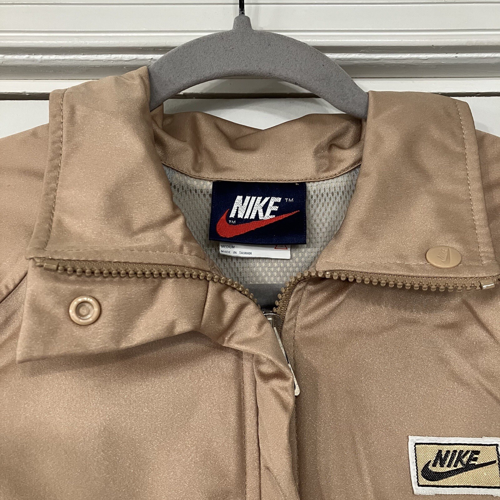 VTG 80s Nike Women’s M Salazar Gold Reflective Goretex Track Suit Jacket Pants