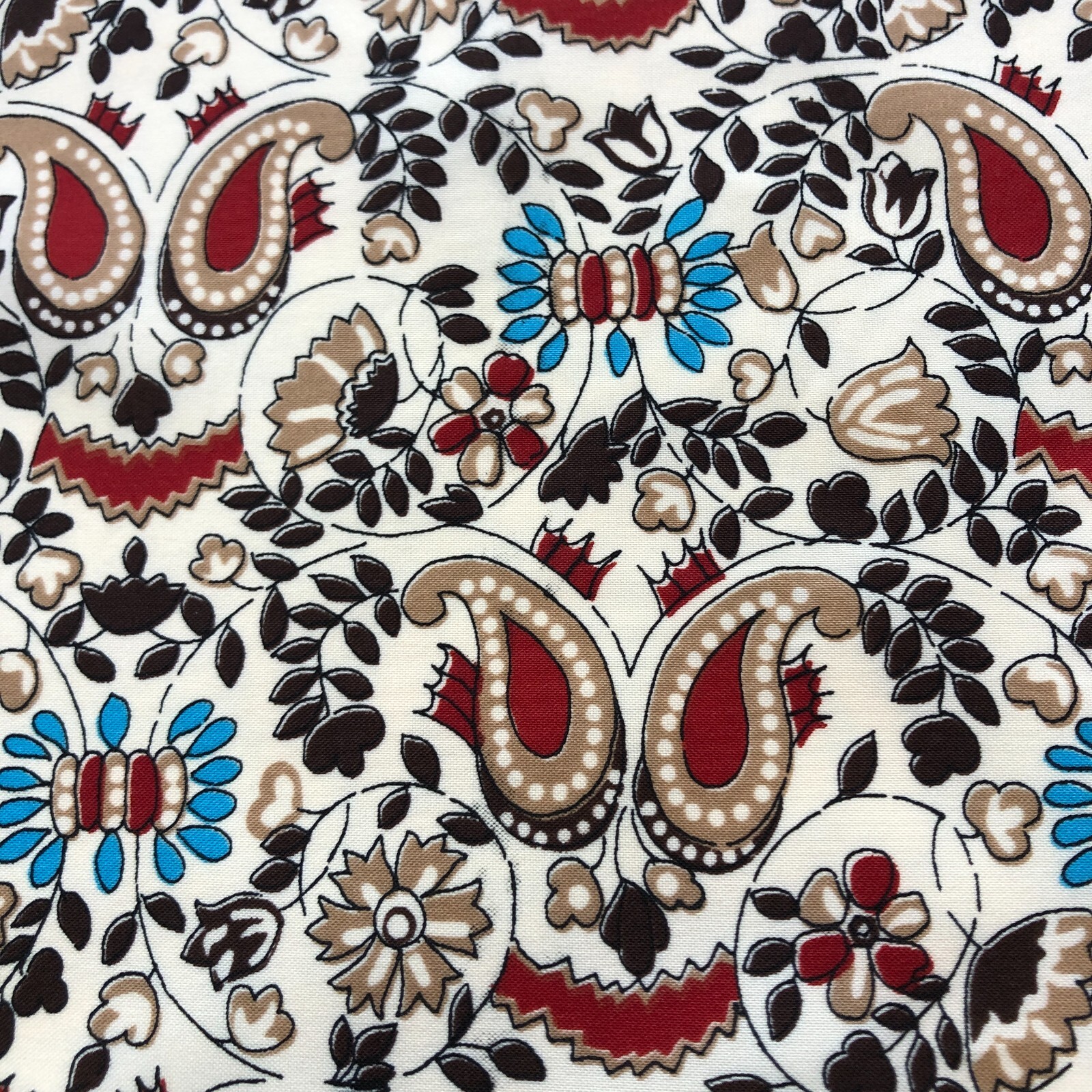 vtg 1970s COPLEY SQUARE Ltd Pull On Maxi Skirt Waist fits 25″-31″ Satin Paisley