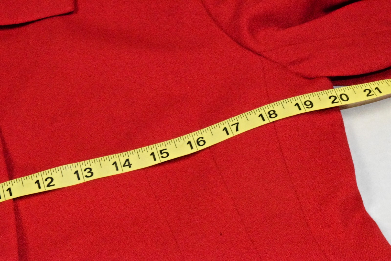 Vintage Blazer Rena Rowan for Saville Size 14 90s Cherry Red Wool Blend Made USA