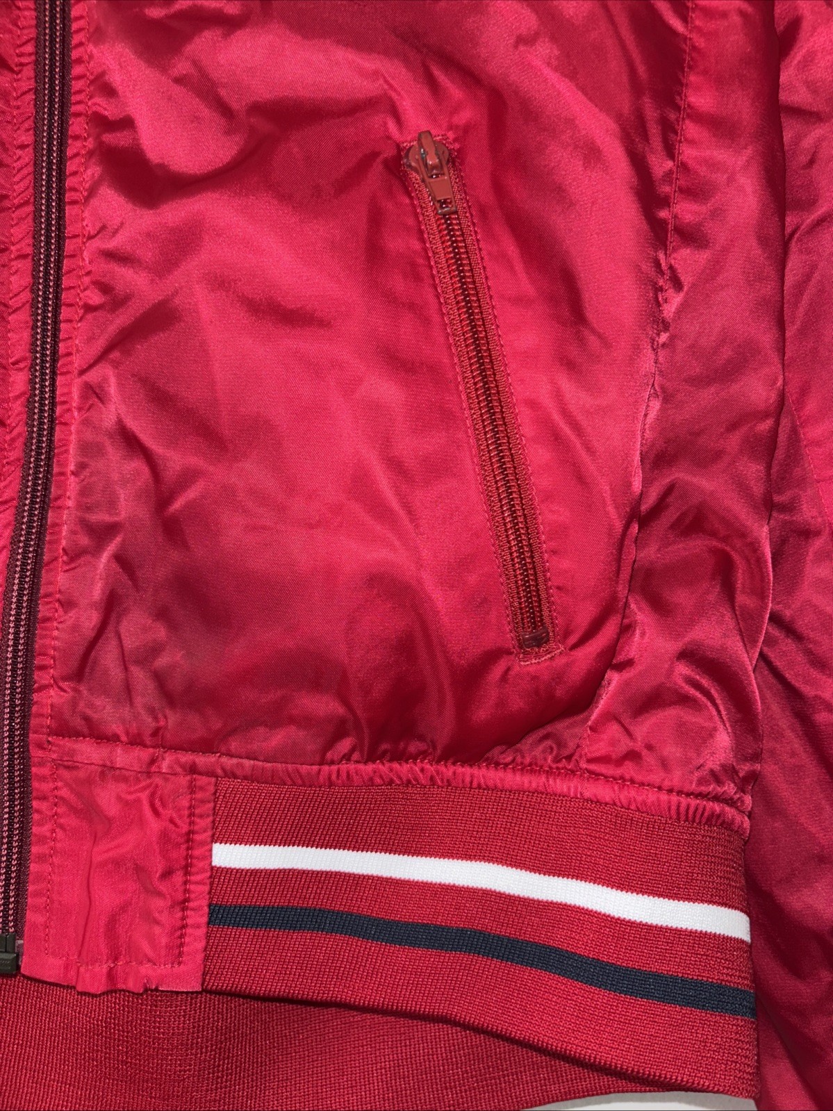 Vintage NY Classics Sports New York City Women’s Bomber Jacket Sz L 80s 90s EUC