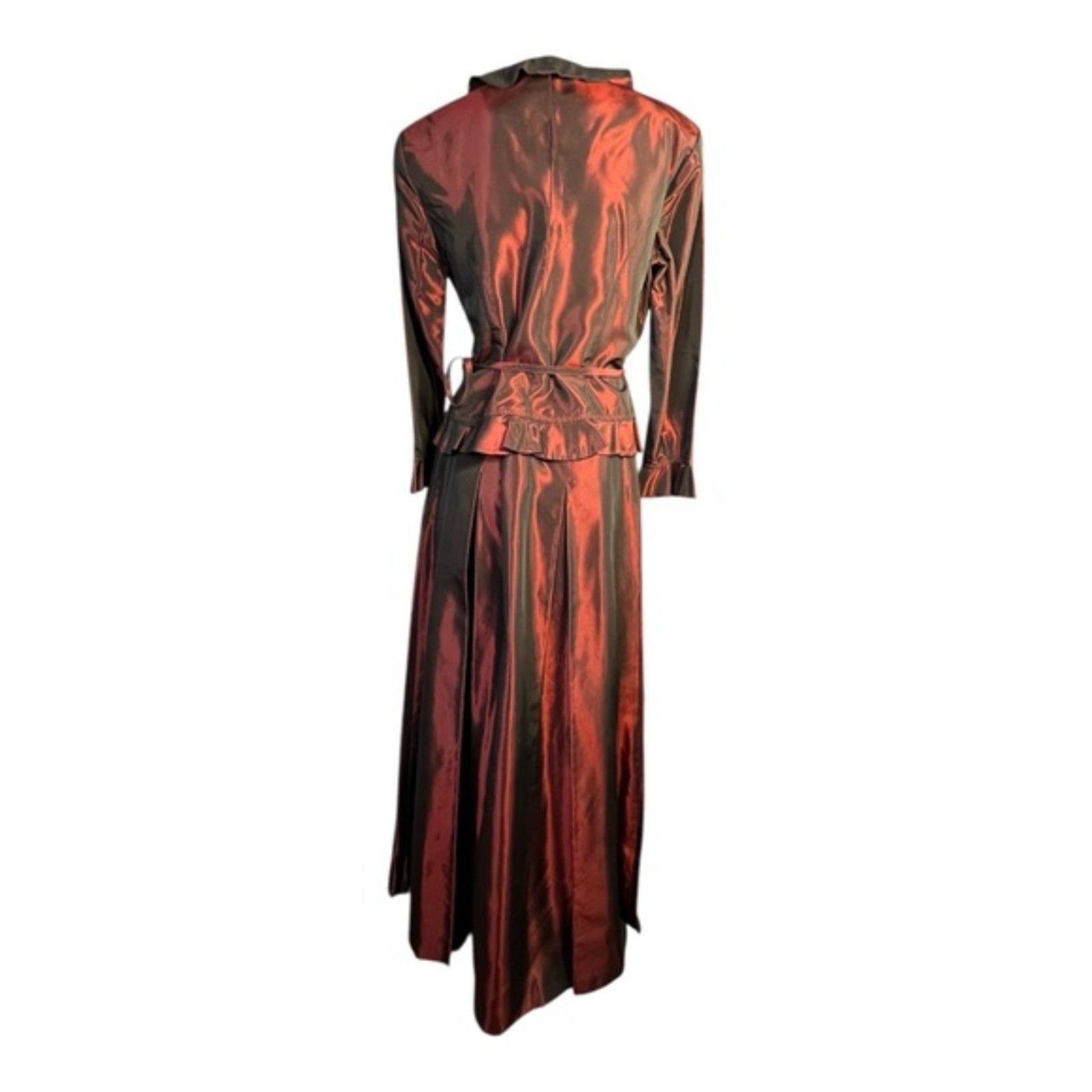 Escorpion Spain Glossy Red Wrap-Style Skirt Set – Size M