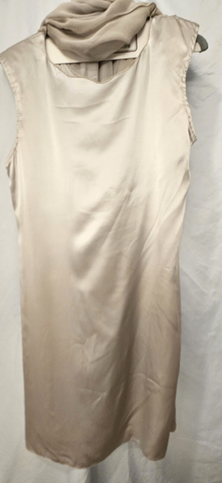 Holly Harp 1960s/’70s vintage rock-chick chic silk chiffon/charmeuse dress sz S